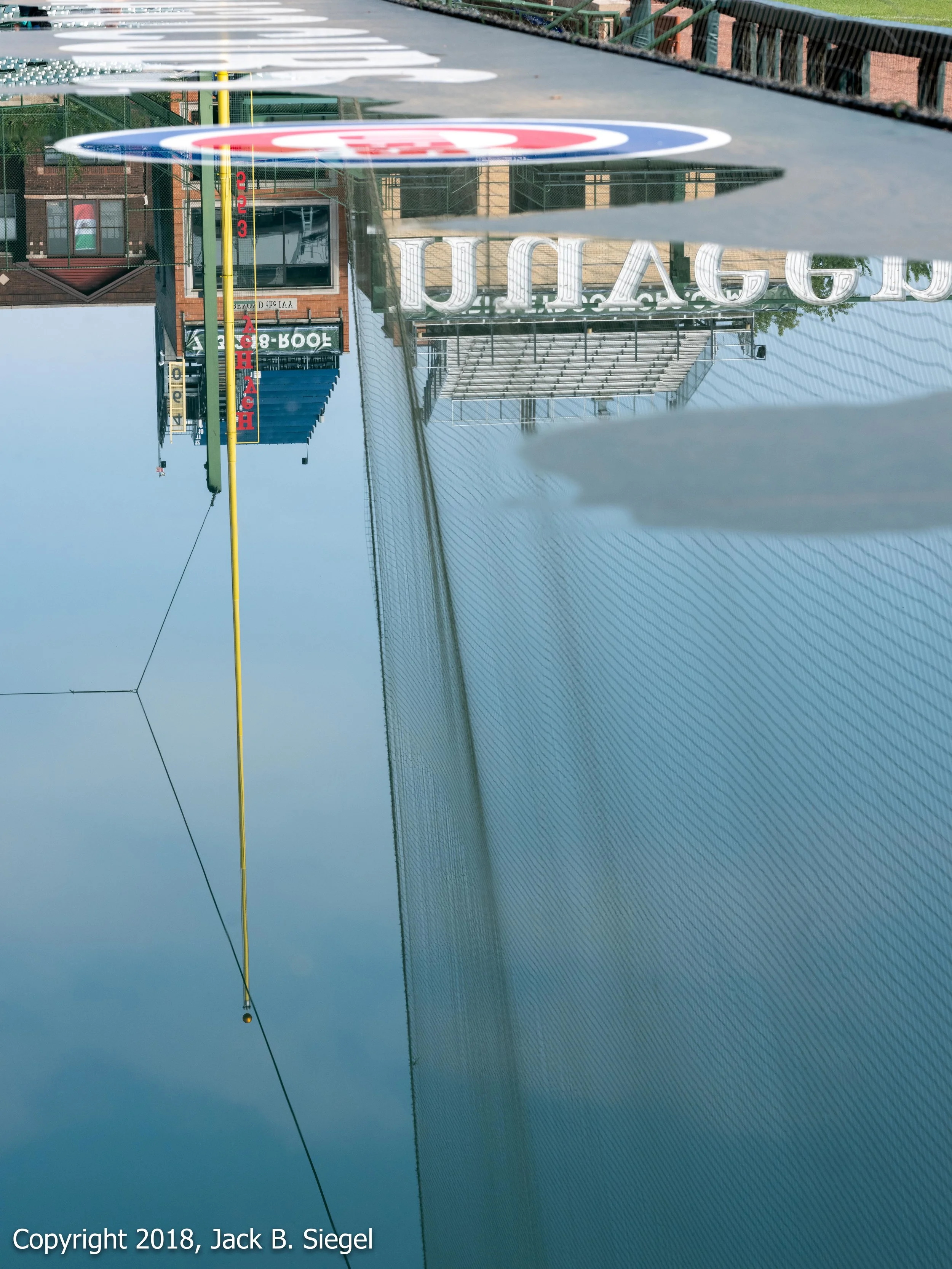 _DSF8662_Copyright 2018 jpeg_Reflected on the Roof of the Cubs Dugout.jpg