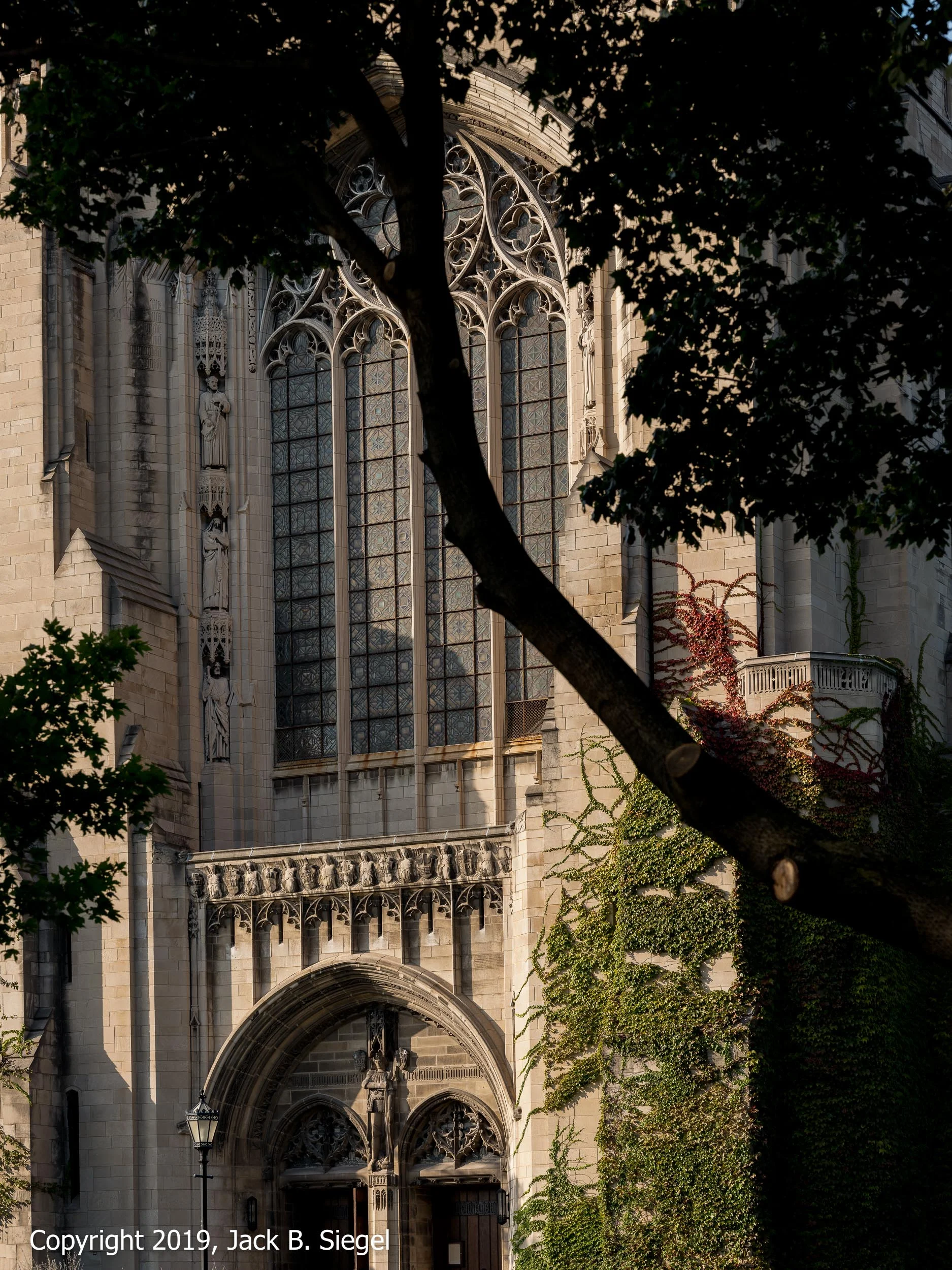 Rockefeller Chapel’s Main Entrance on a Fall Afternoon