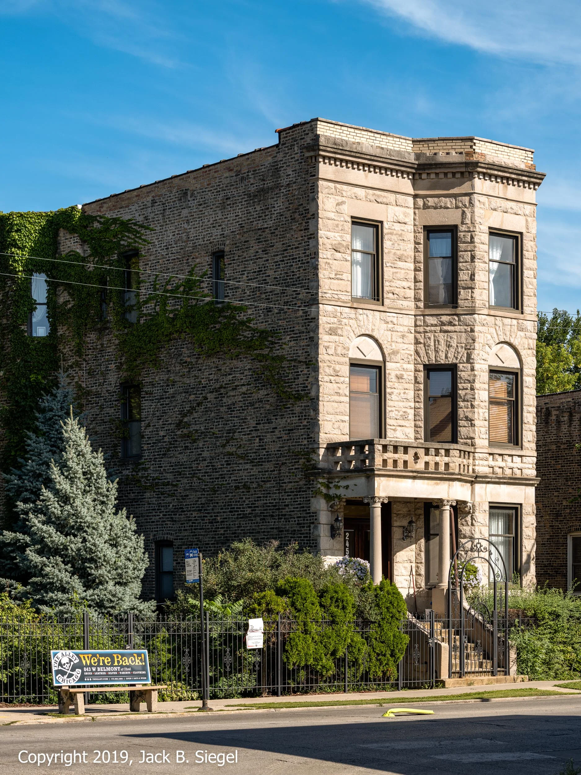 Gray-stone Off Logan Boulevard
