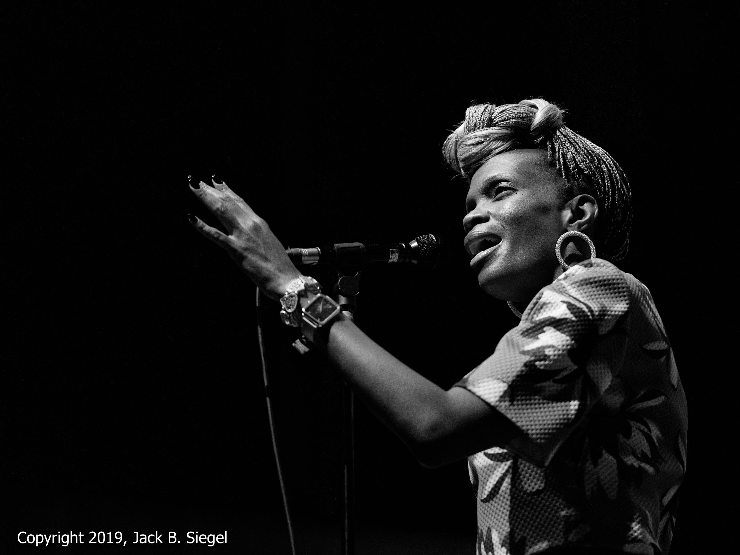 Renee Neufville in Black and White