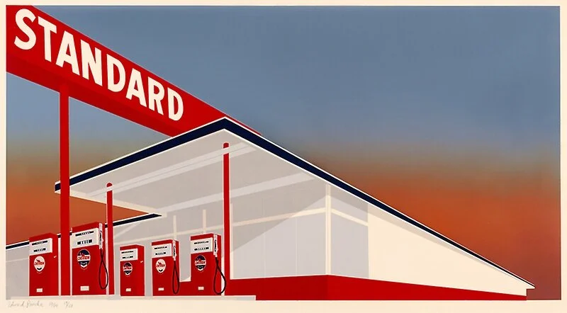 Standard Oil Station, 1966 by Ed Ruscha