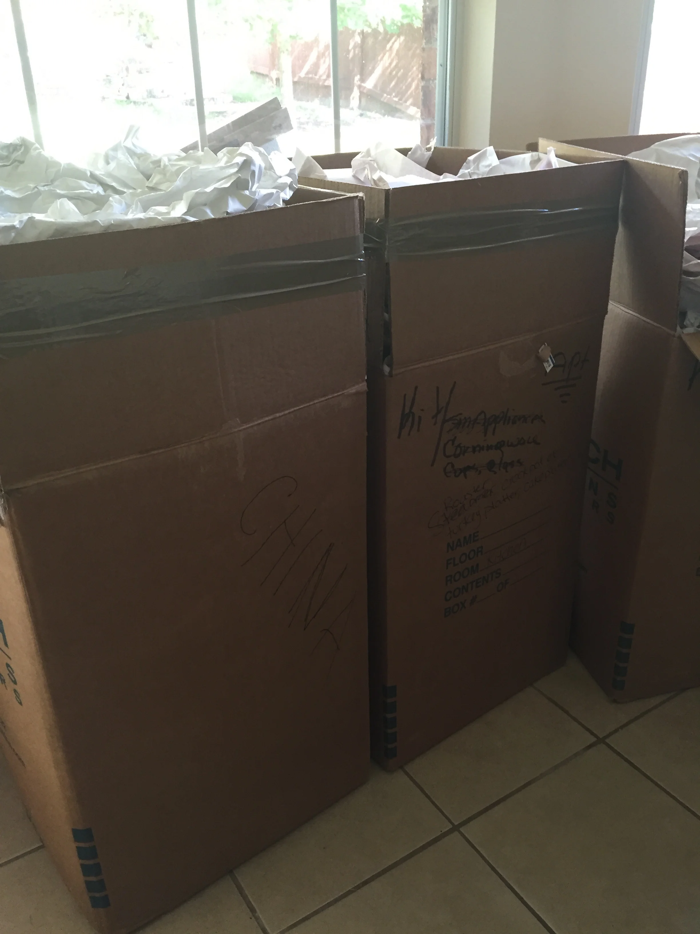 This was just 3 kitchen boxes emptied out of 10