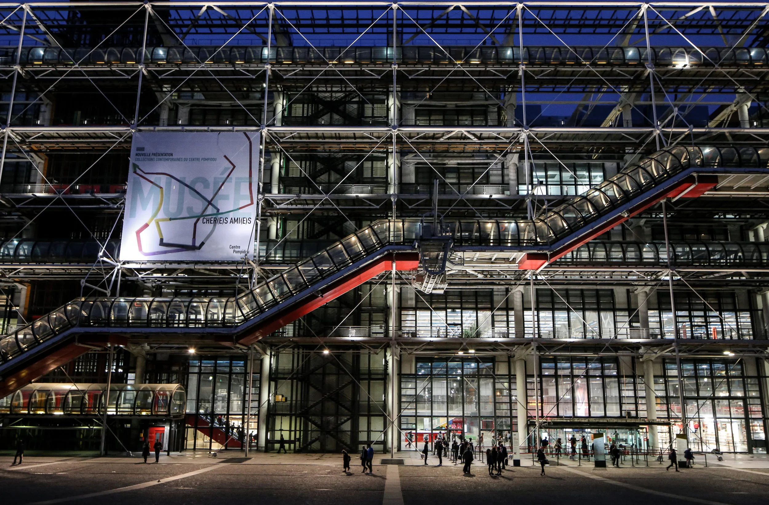 Centre Georges Pompidou | Paris, France | Renzo Piano, Richard Rogers, Peter Rice, Gianfranco Franchini, Mike Davies