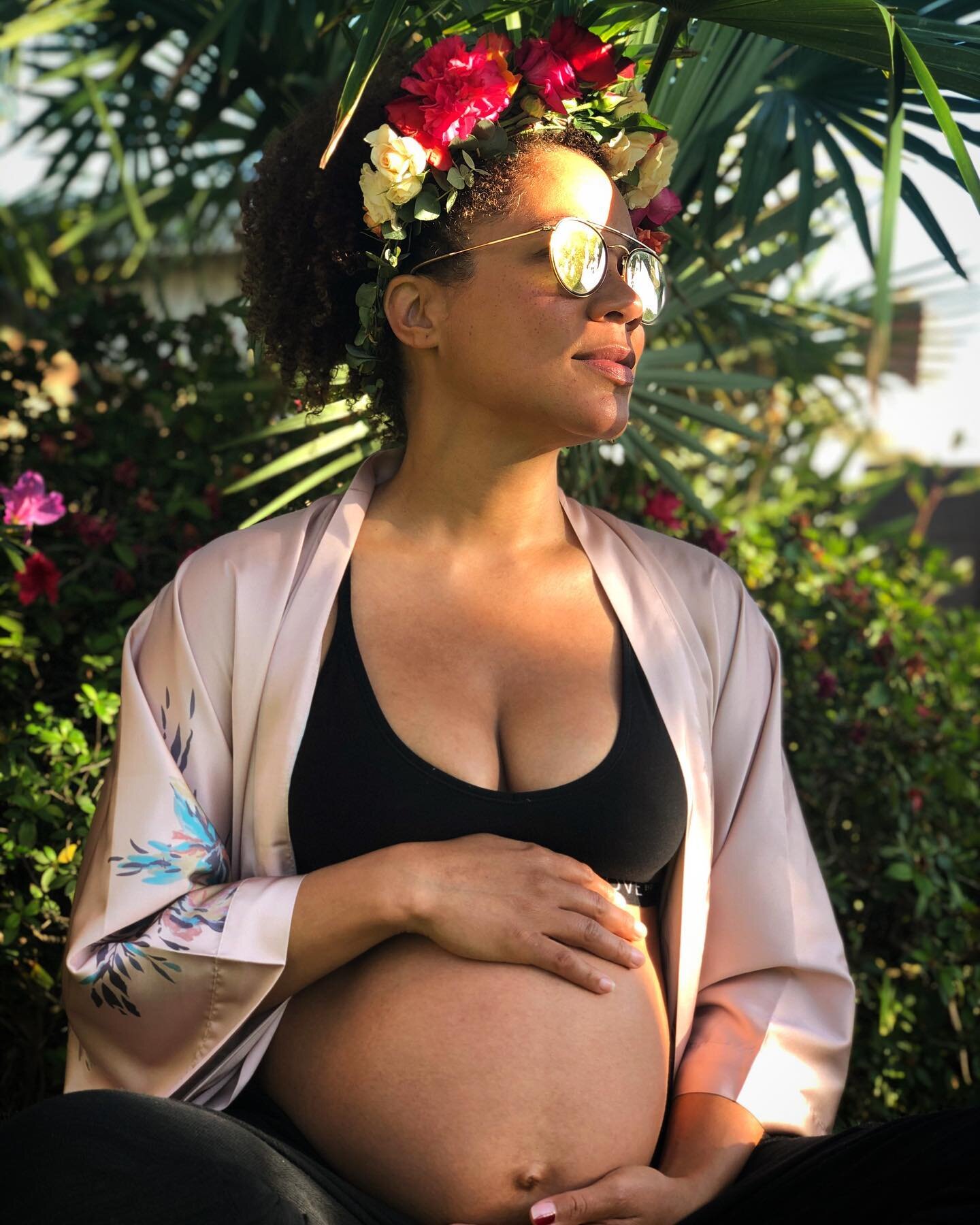 It&rsquo;s my birthday and I&rsquo;m feeling it baby!
.
..
.
..
.
..
.
..
.
..
#birthdaygirl #pregnant #flowercrown #matriarch #nature #motherearth #comedy #acting #wifing #momming #friending #lovingmyself