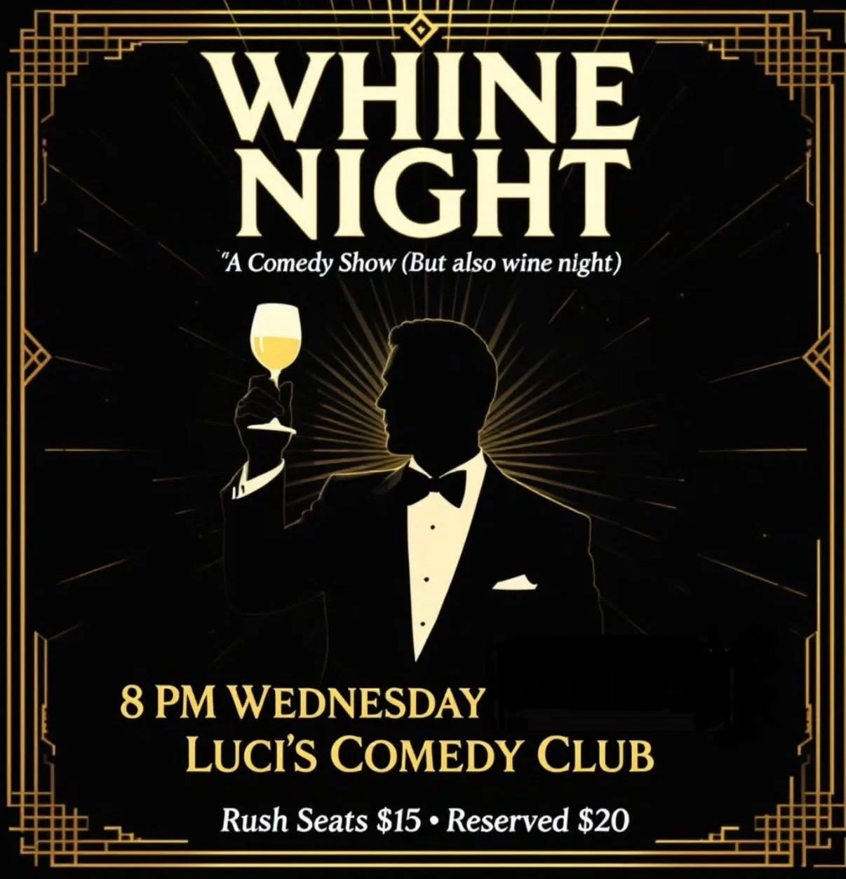 Whine Night @ Luci's Comedy Club (WINNIPEG)