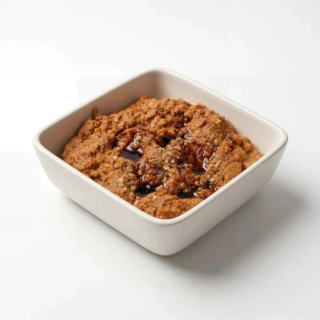 House-made mouhammara dip from ANI Catering & Cafe, a top-rated Middle Eastern caterer serving the Boston area for 30+ years