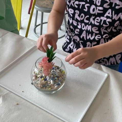 sand terrarium party