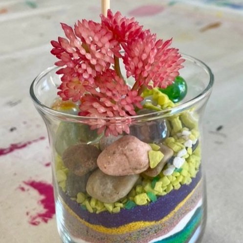 sand terrarium party