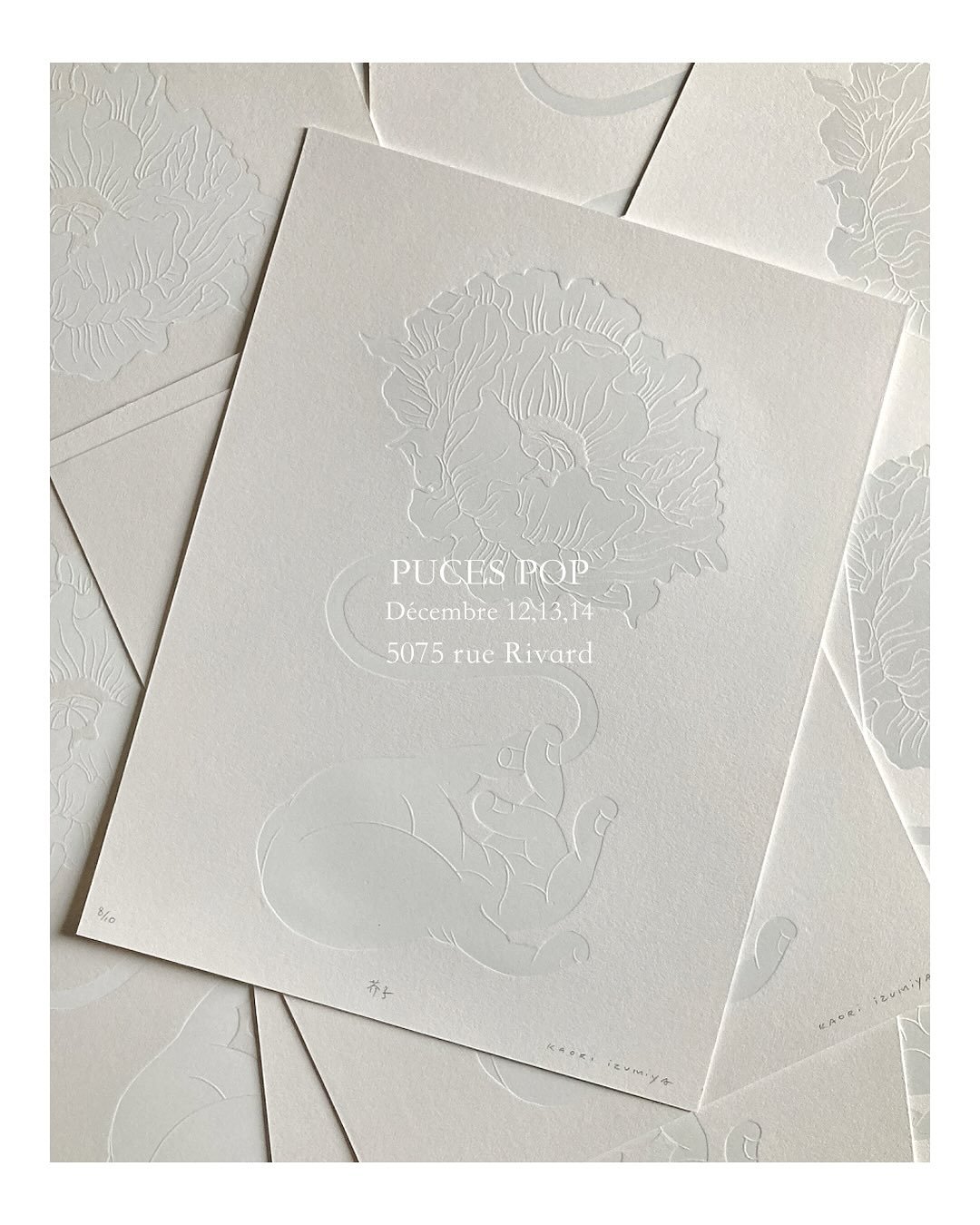 &Agrave; partir de ce vendredi &agrave; 15h✨
On se retrouve &agrave; @pucespop ! 
🕒vendredi  15h-19h
  samedi  10h-17h
  Dimanche 11h-17h
📍5075 Rivard 
Ⓜ️Laurier