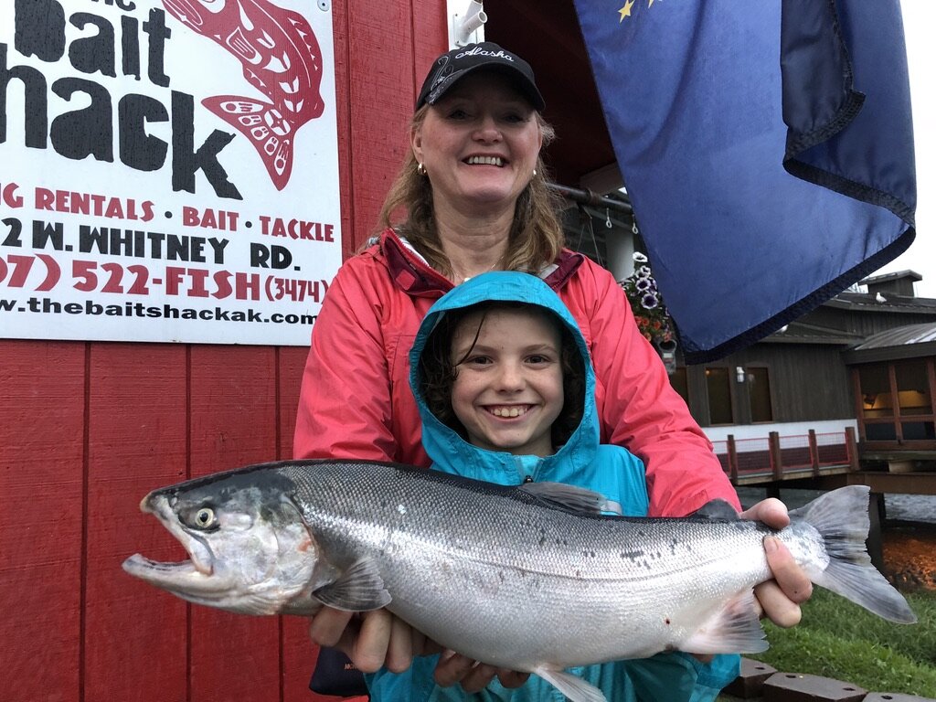 The Bait Shack  Anchorage, Alaska king and silver salmon fishing hole  providing rentals, bait, tackle and licenses.