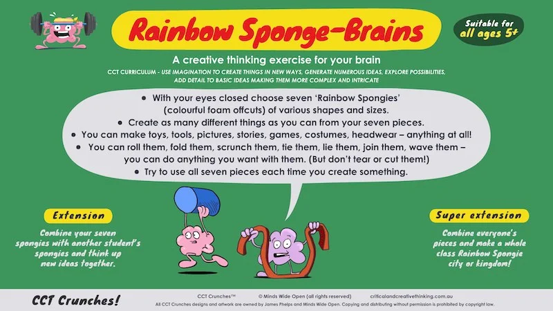 CCT Crunches "Rainbow Sponge-Brains"