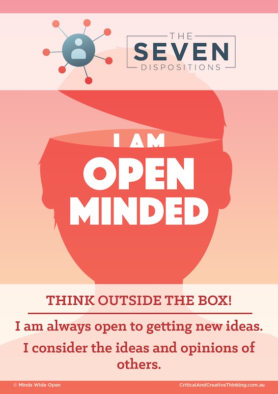 The Seven Dispositions 7-8 Poster "Open-Minded"