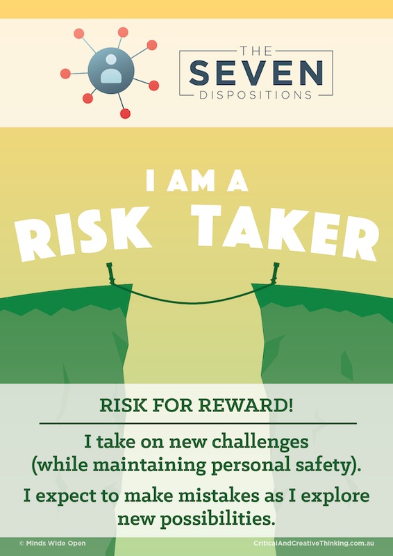 The Seven Dispositions 7-8 Poster "Risk Taker"