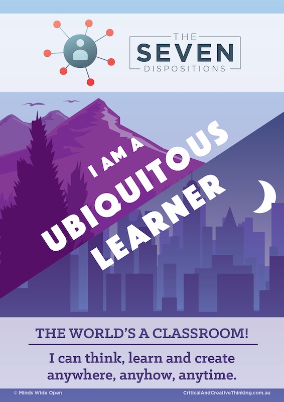 The Seven Dispositions 7-8 Poster "Ubiquitous Learner"