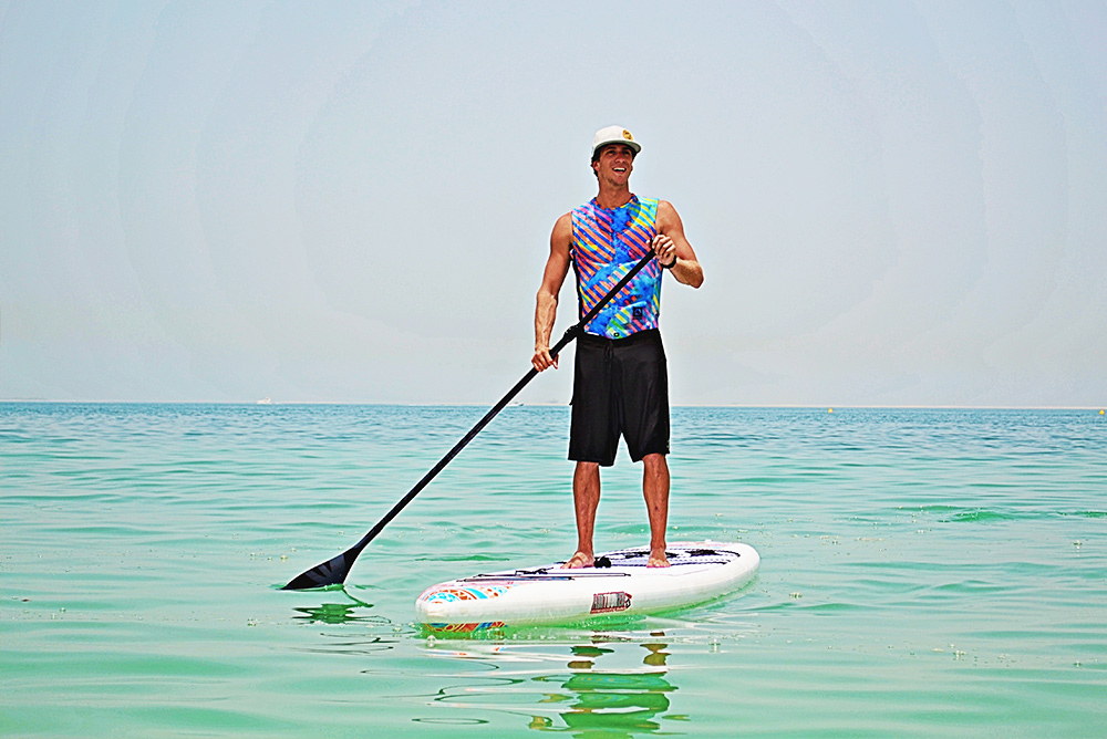 Improve your core muscles with SUP