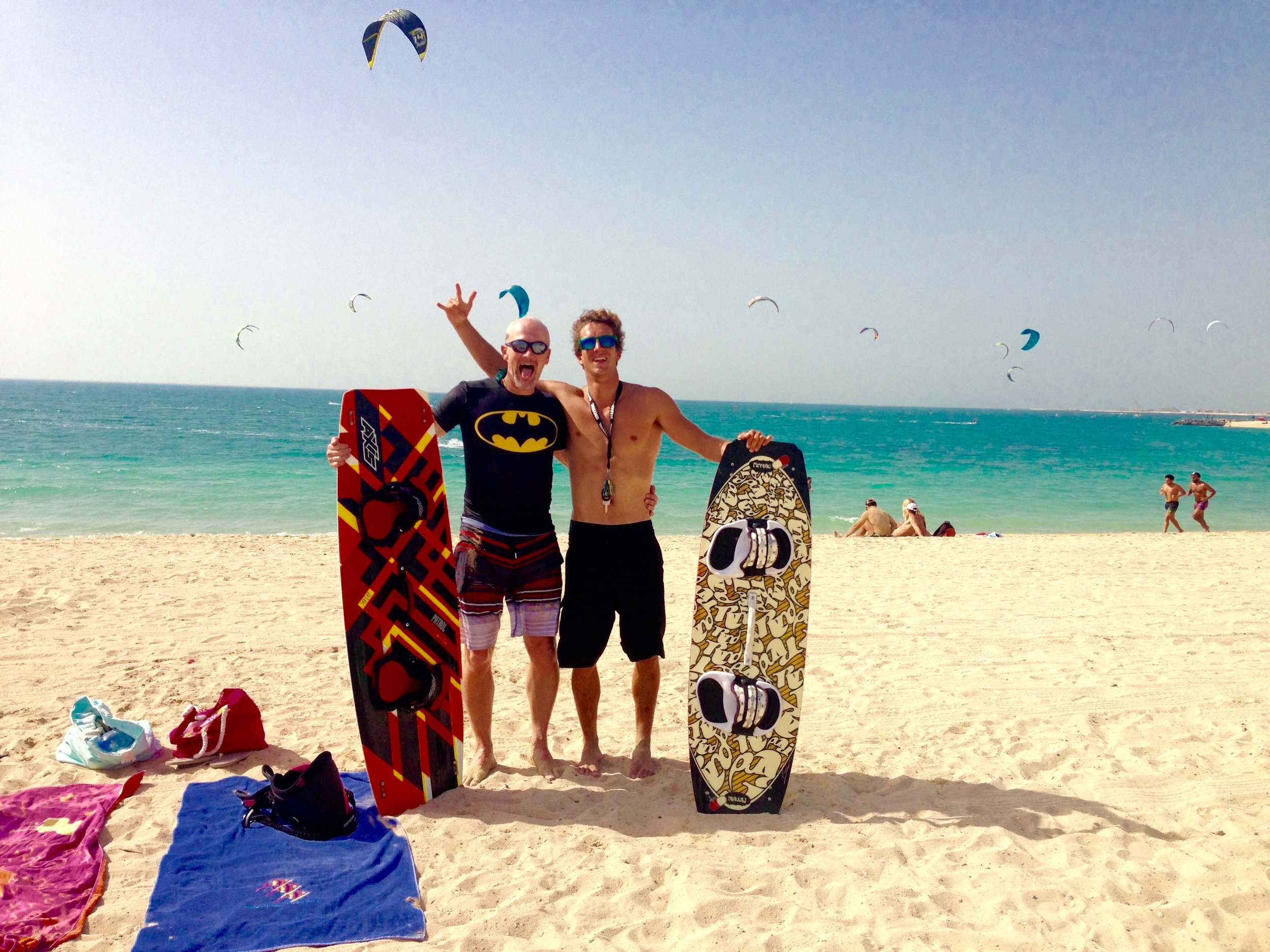 Lewis with dad on the beach - GQ.jpg