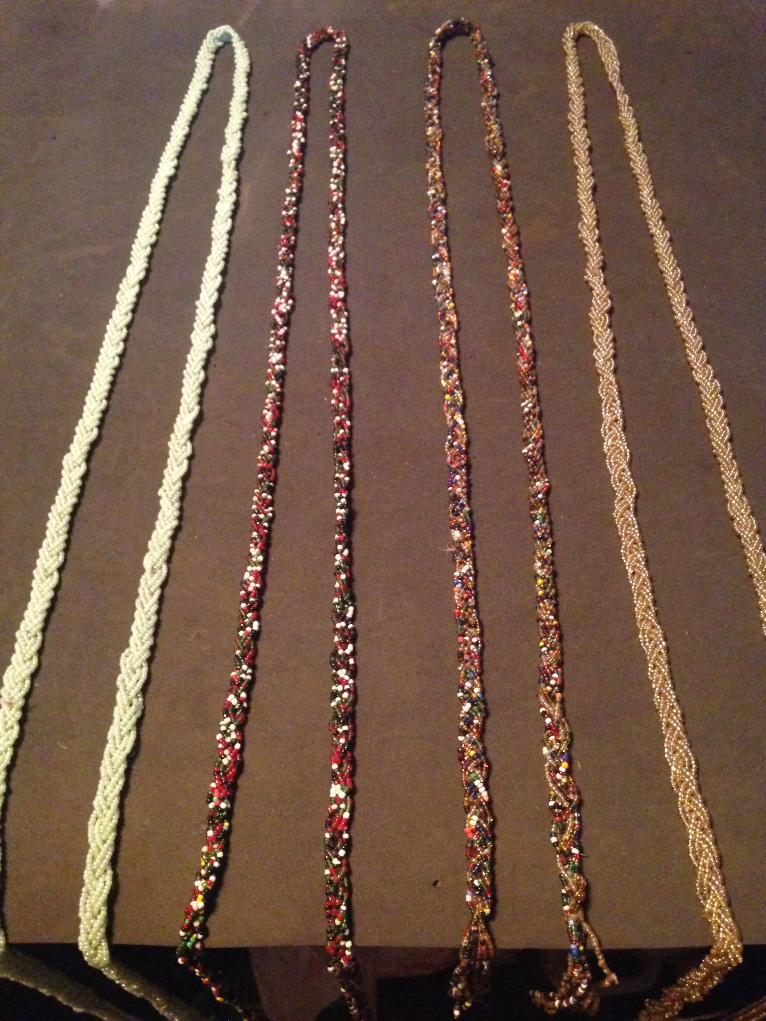 Long beaded belt