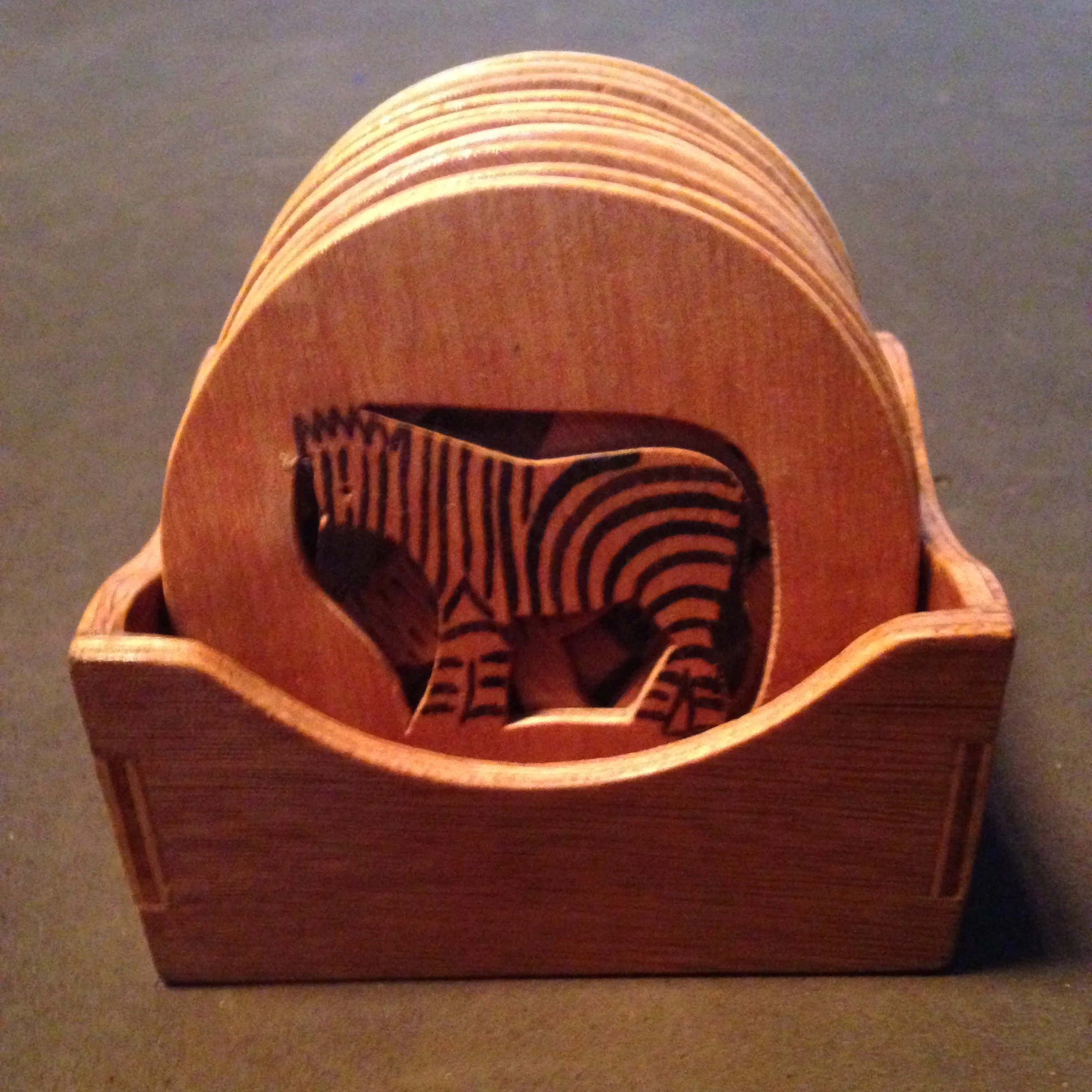 Hand-painted coasters