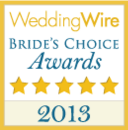 Wedding Wire Bride's Choice Awards Winner 2013