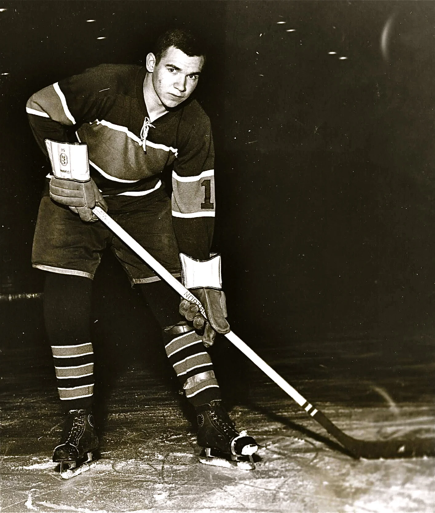 Scott wore number 1 on the club team.