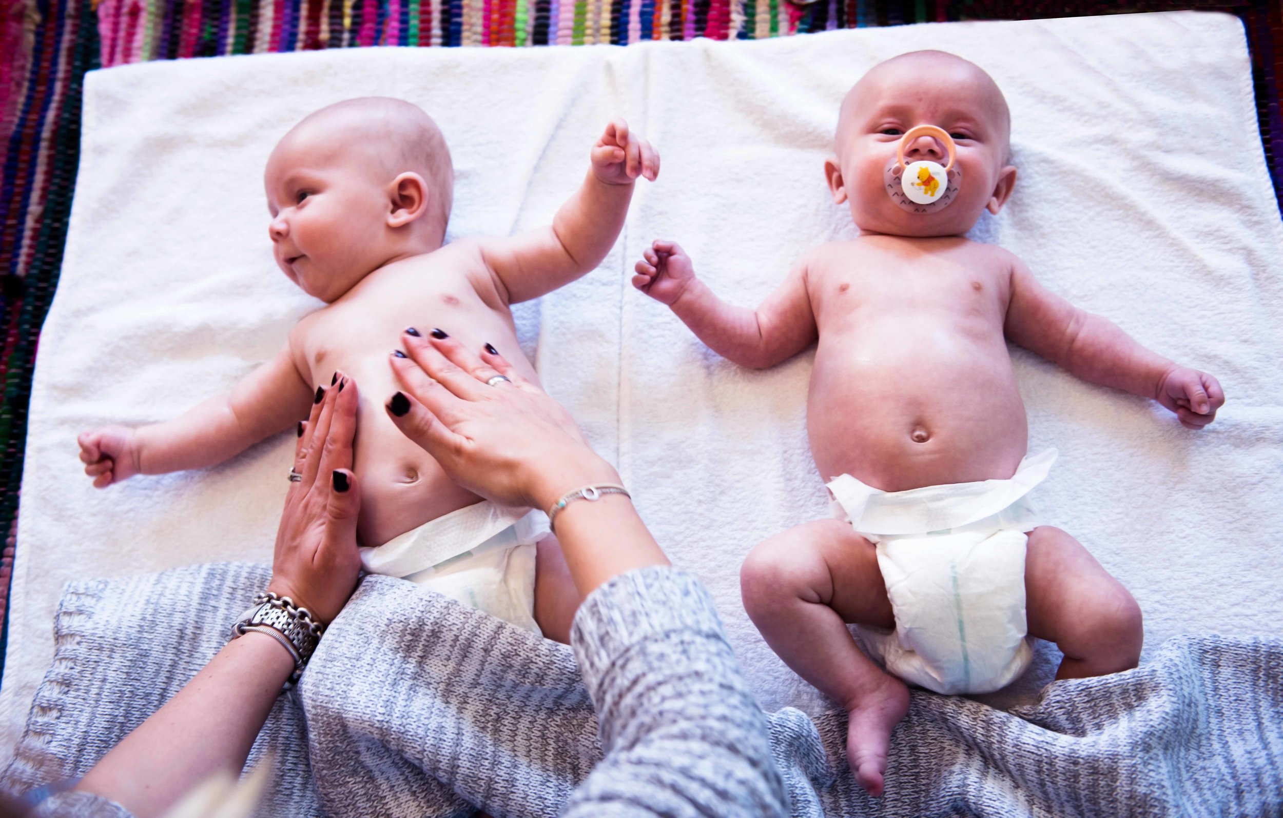 Baby Massage for twins