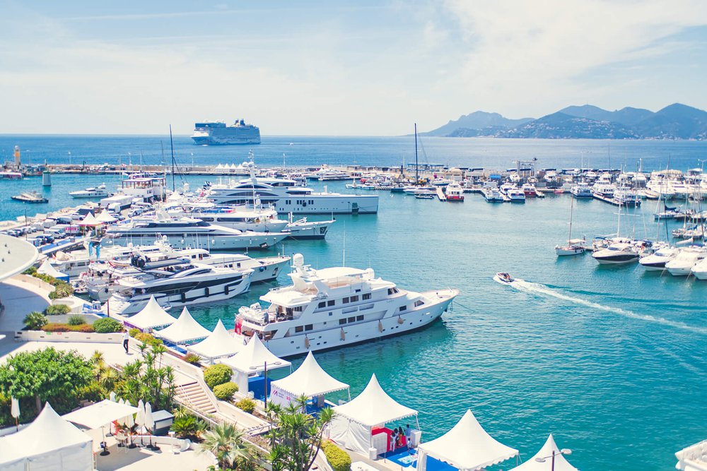 We might not have our own yacht, but you'll find us near the marina