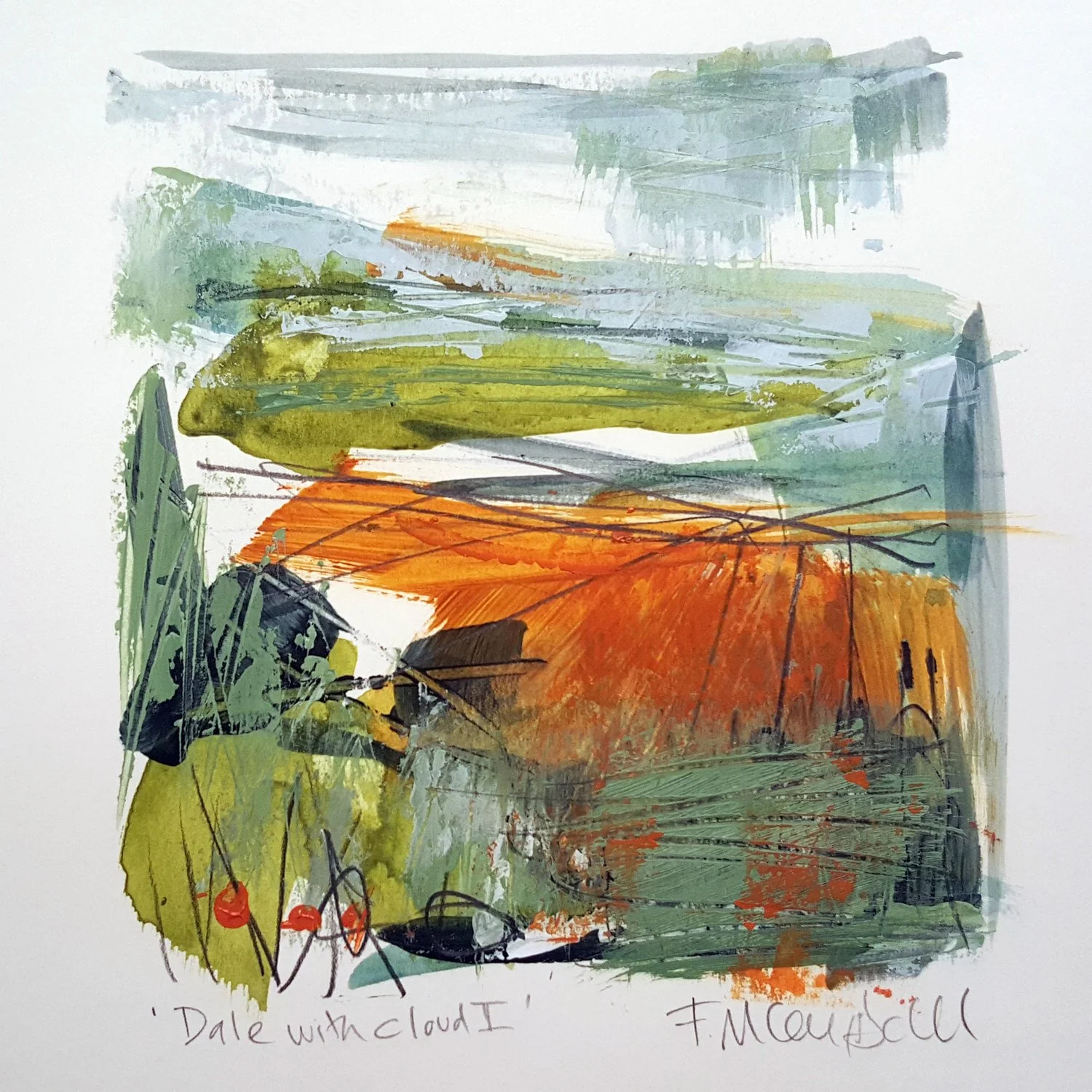 'Dale with cloud I' SOLD