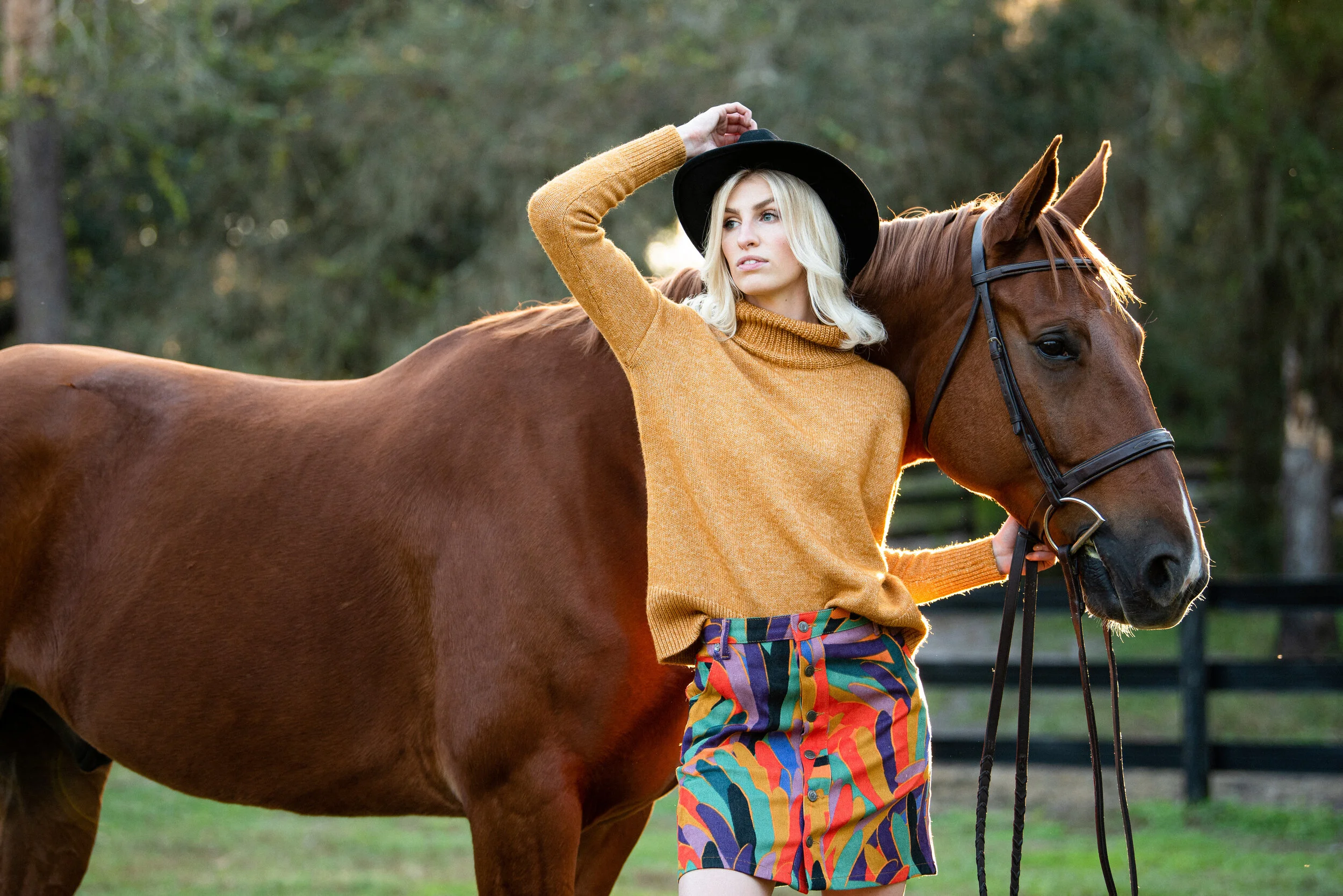 Claire Arnold | Orlando, Florida Horse And Rider Portrait Session