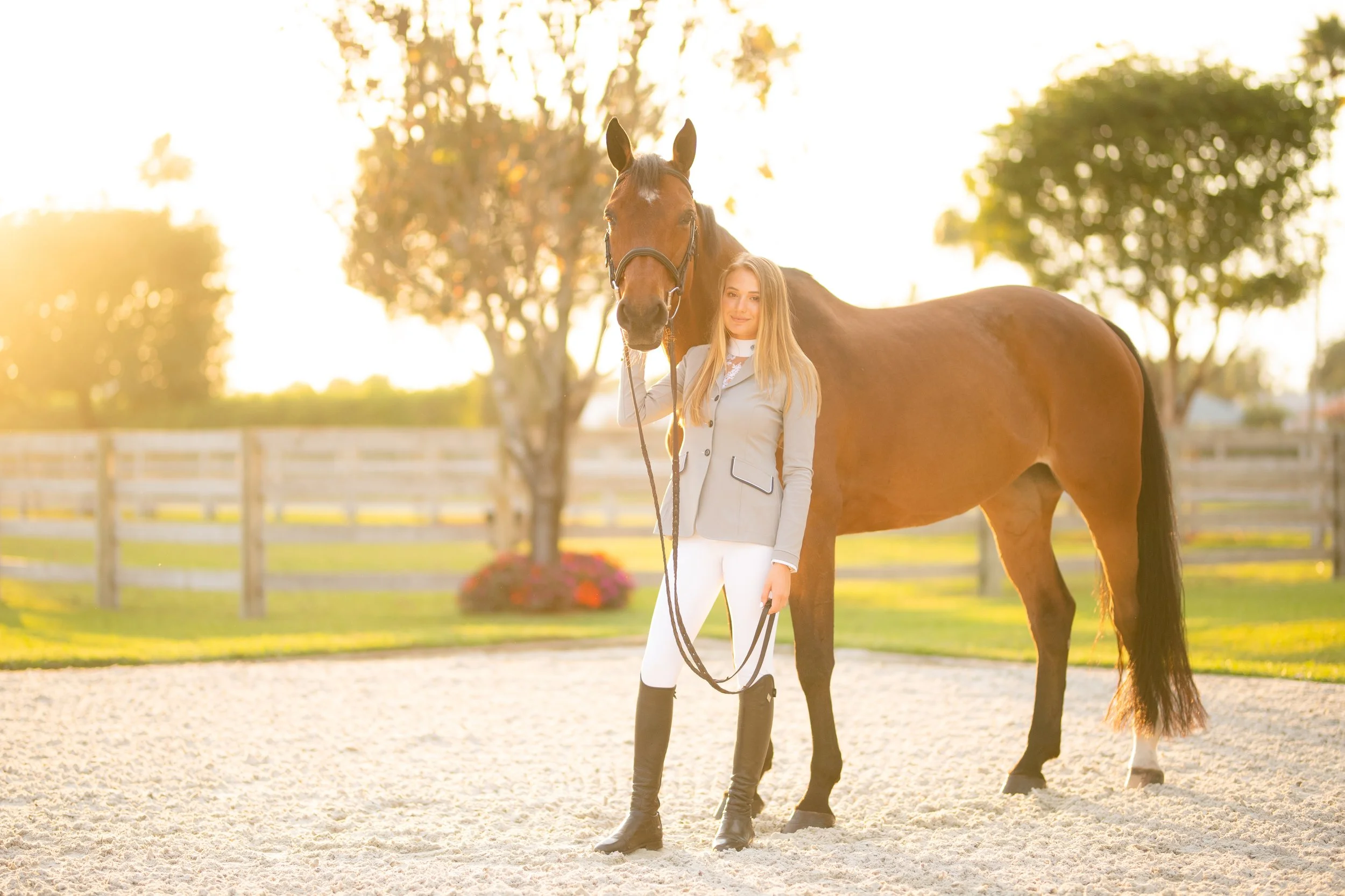 Mia Mannis | Wellington, Florida Horse And Rider Portrait Session