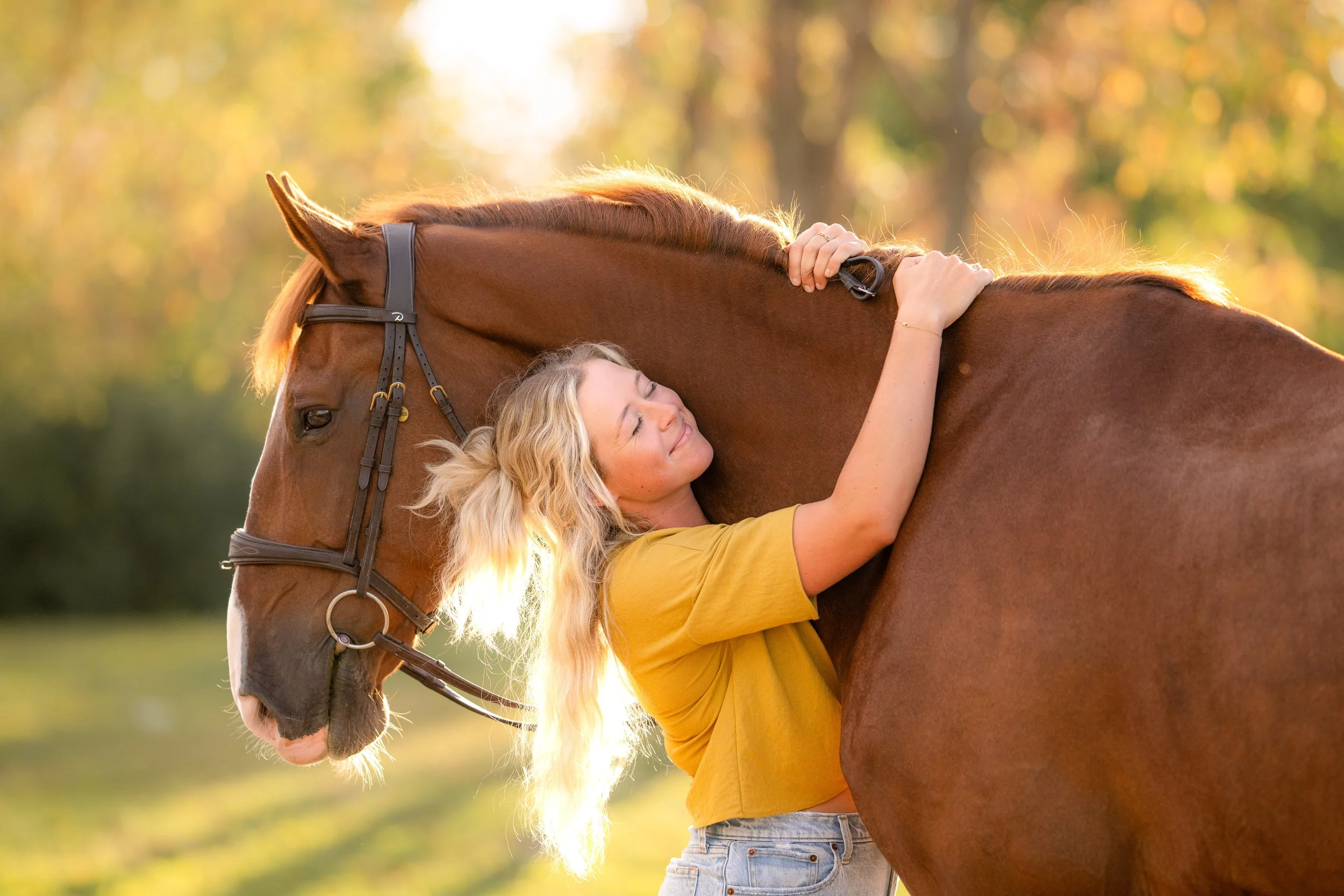 Maddie Chenoweth | Traverse City, Michigan Horse And Rider Portrait Session