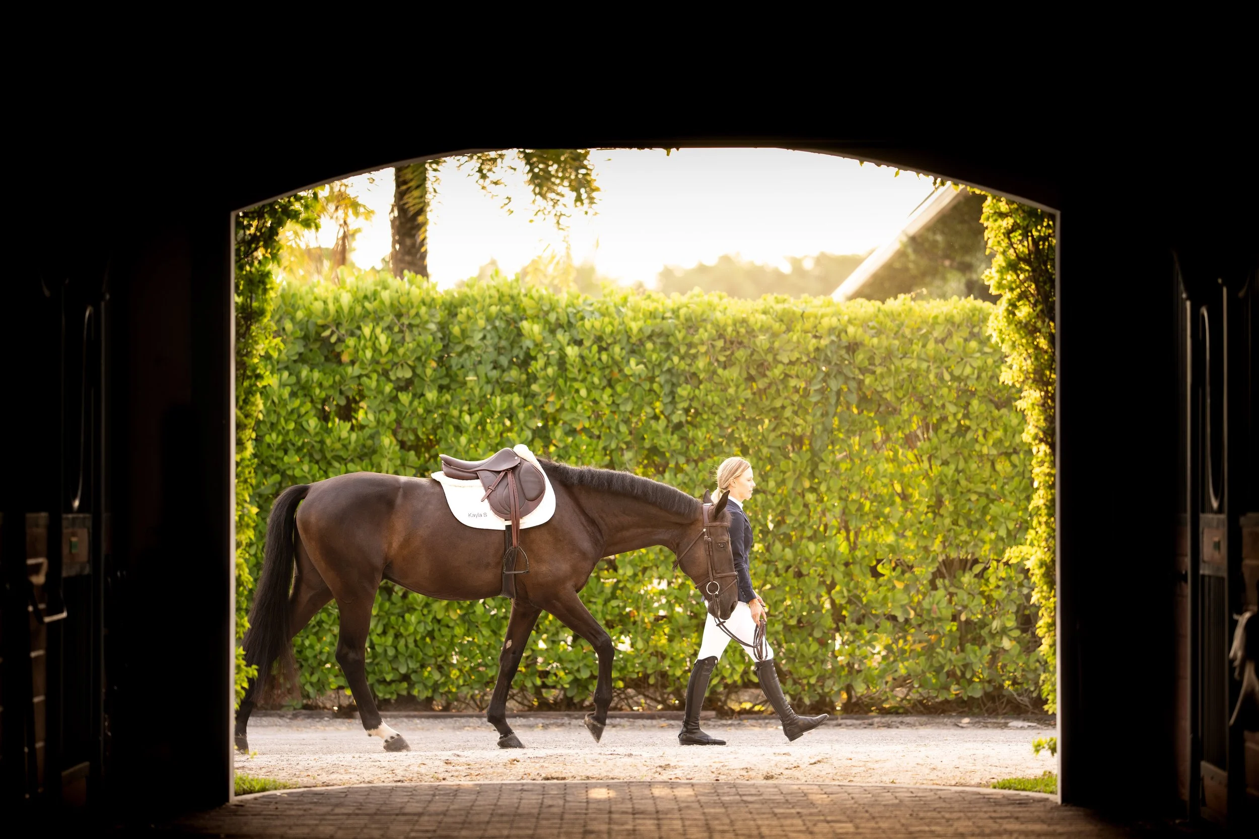 Kayla Savard | Wellington, Florida Horse And Rider Portrait Session