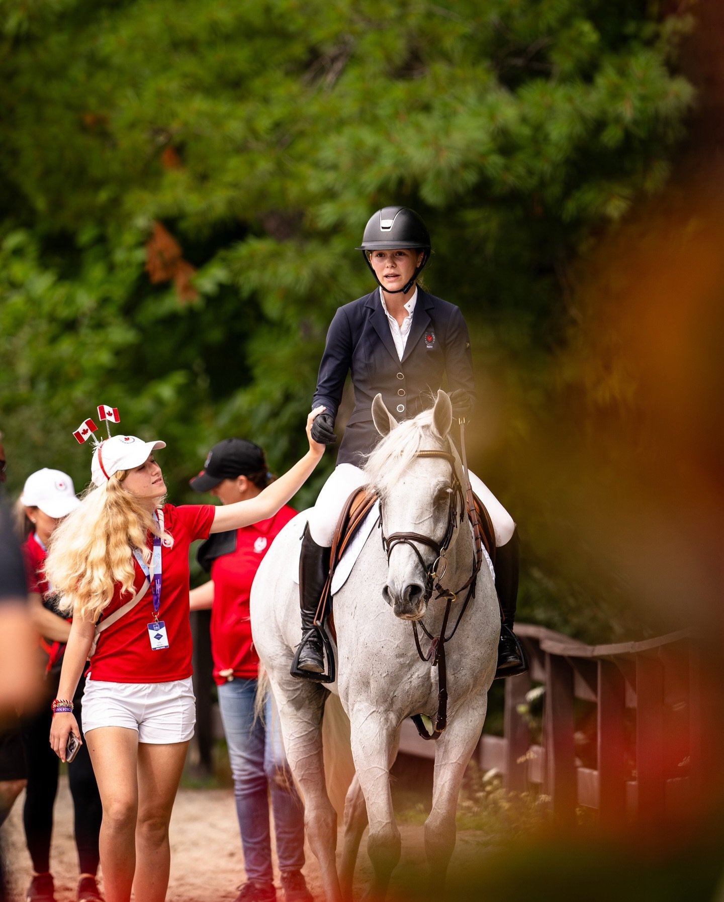 Name a better team reaction to winning gold🇨🇦#NAYC #canadaequestrian