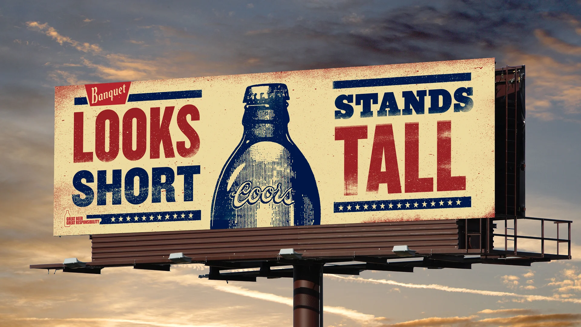 Coors adopted the new look for everything from print and OOH to digital and social.