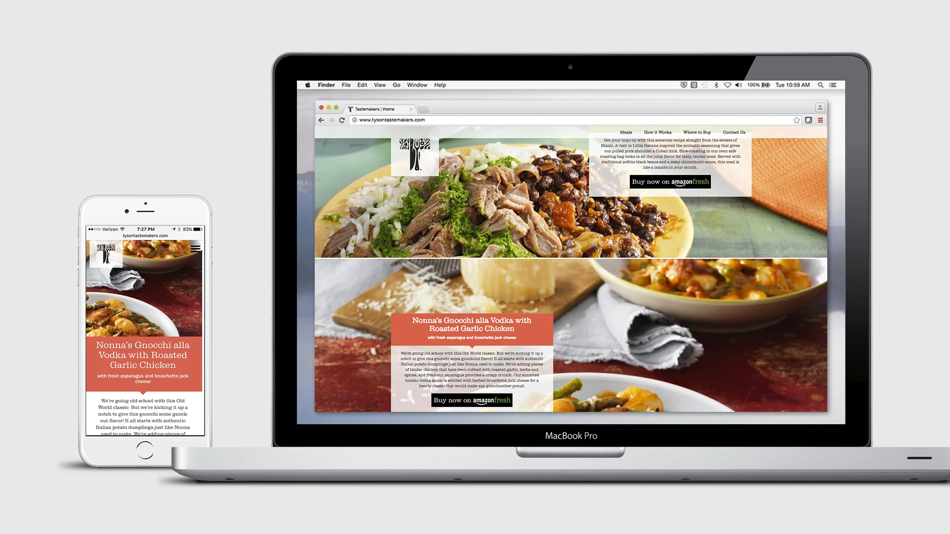 The site is fully responsive and designed to be flexible for the brand's future needs.