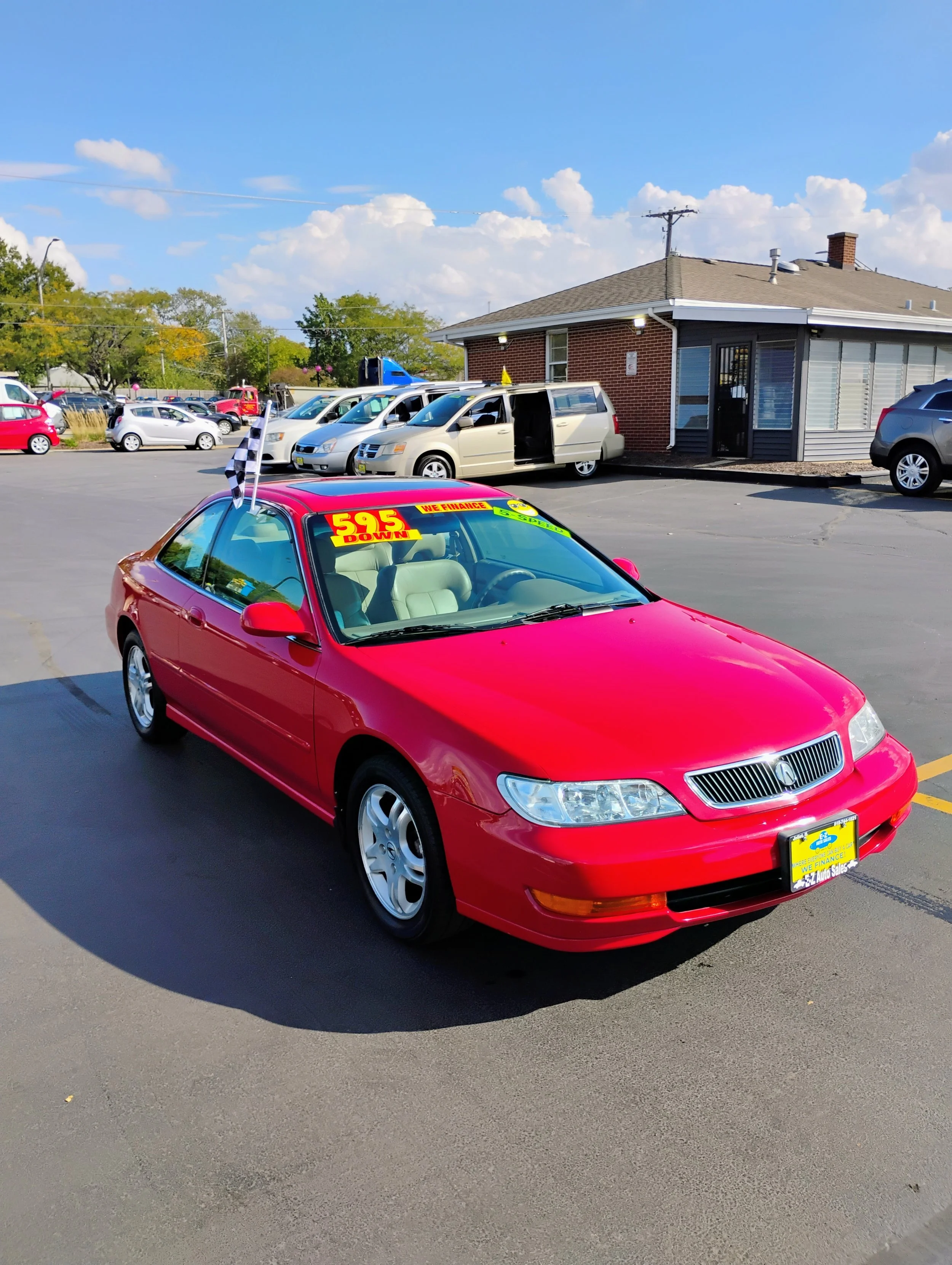  #17022 1999 ACURA CL 2.3 SALES PRICE $6495/$595 DOWN/$100 A WEEK (12.9 % APR) 