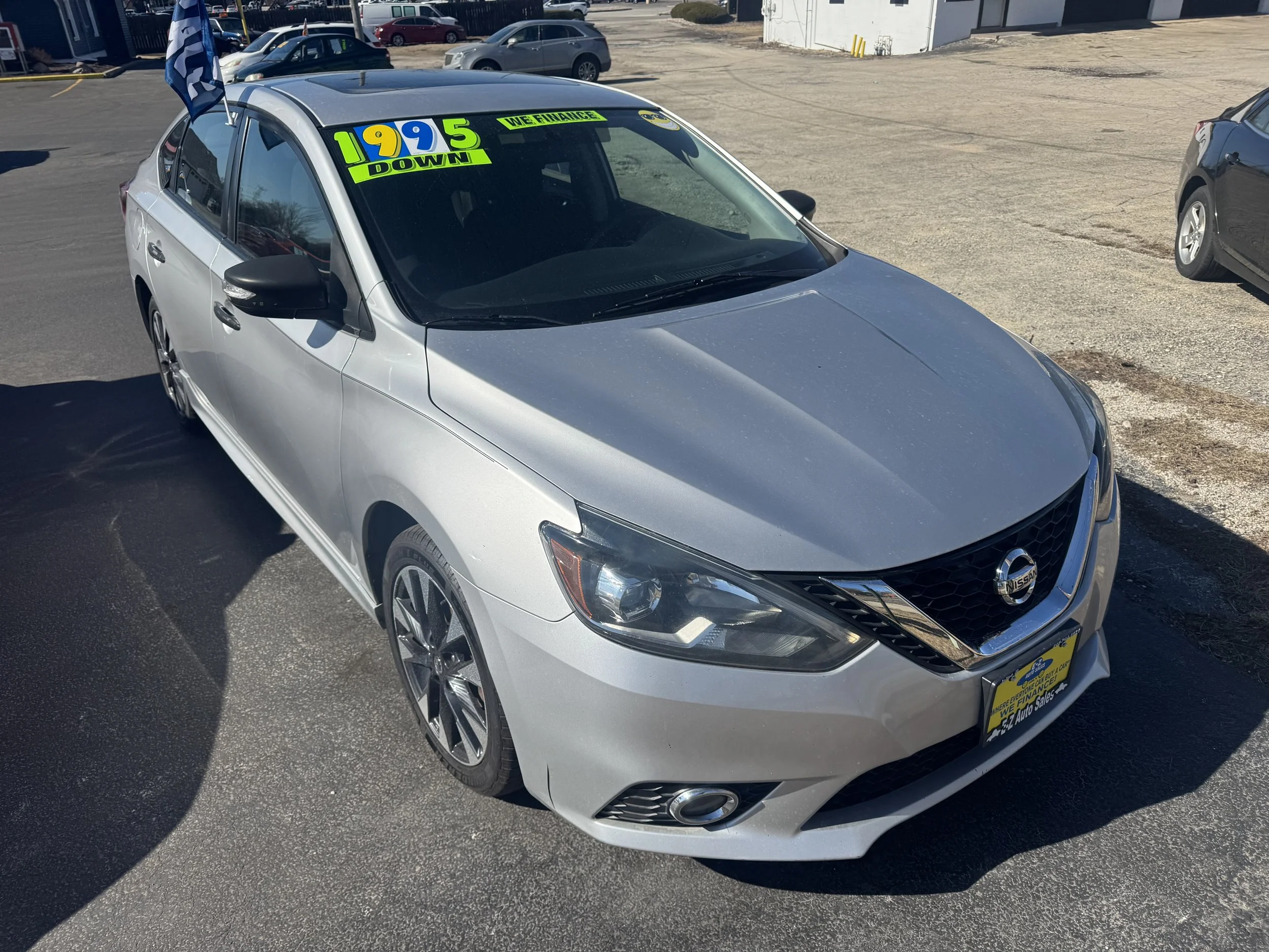  #17127 2017 NISSAN SENTRA SR SALES PRICE $12995/$1995 DOWN/$100 A WEEK (12.9%APR) 