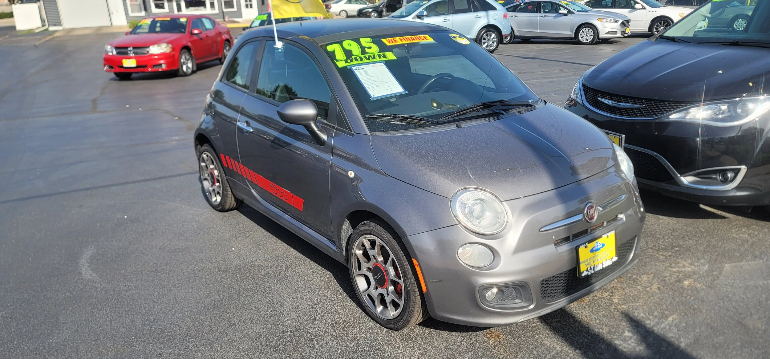  #17395 2012 FIAT 500 SALES PRICE $9995/$795 DOWN/$100 A WEEK (12.9%APR) 
