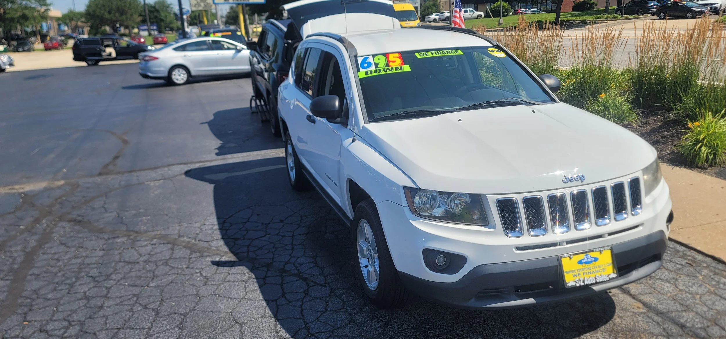  #17360 2015 JEEP COMPASS SALES PRICE $7995/$695 DOWN/$100 A WEEK (12.9%APR) 