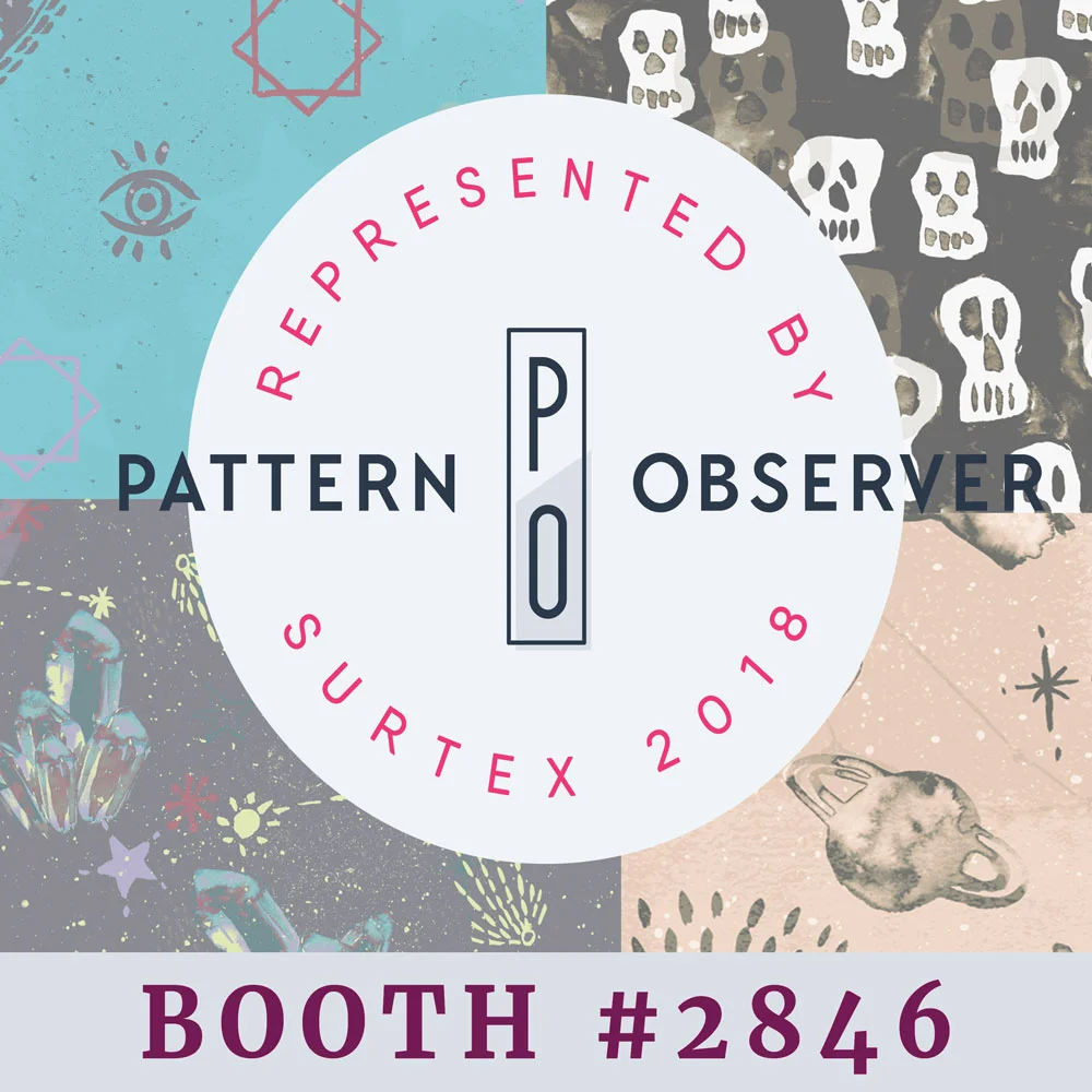 its been one of my dreams to have my patterns at surtex.....and its come true....i will be proudly represented by Pattern Observer at Surtex in may! ....yay!!!