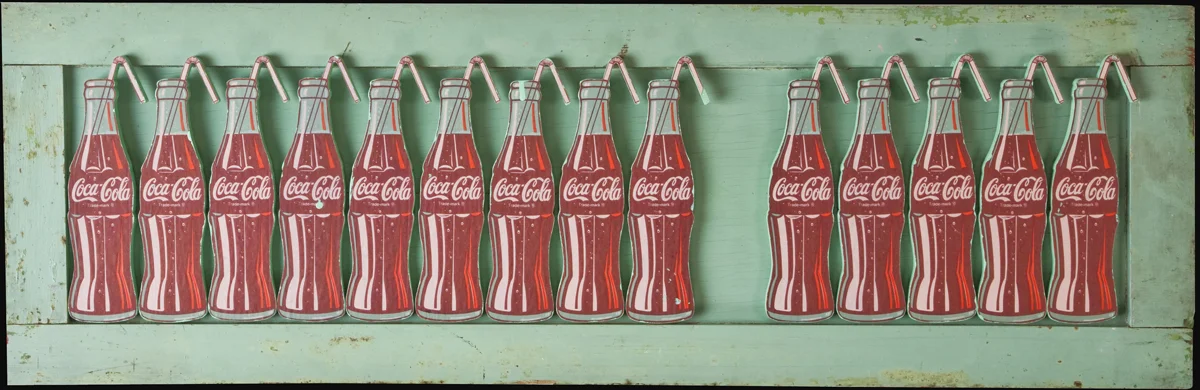 Coca Cola Bottles, 2009, 14 x 44 (Sold)