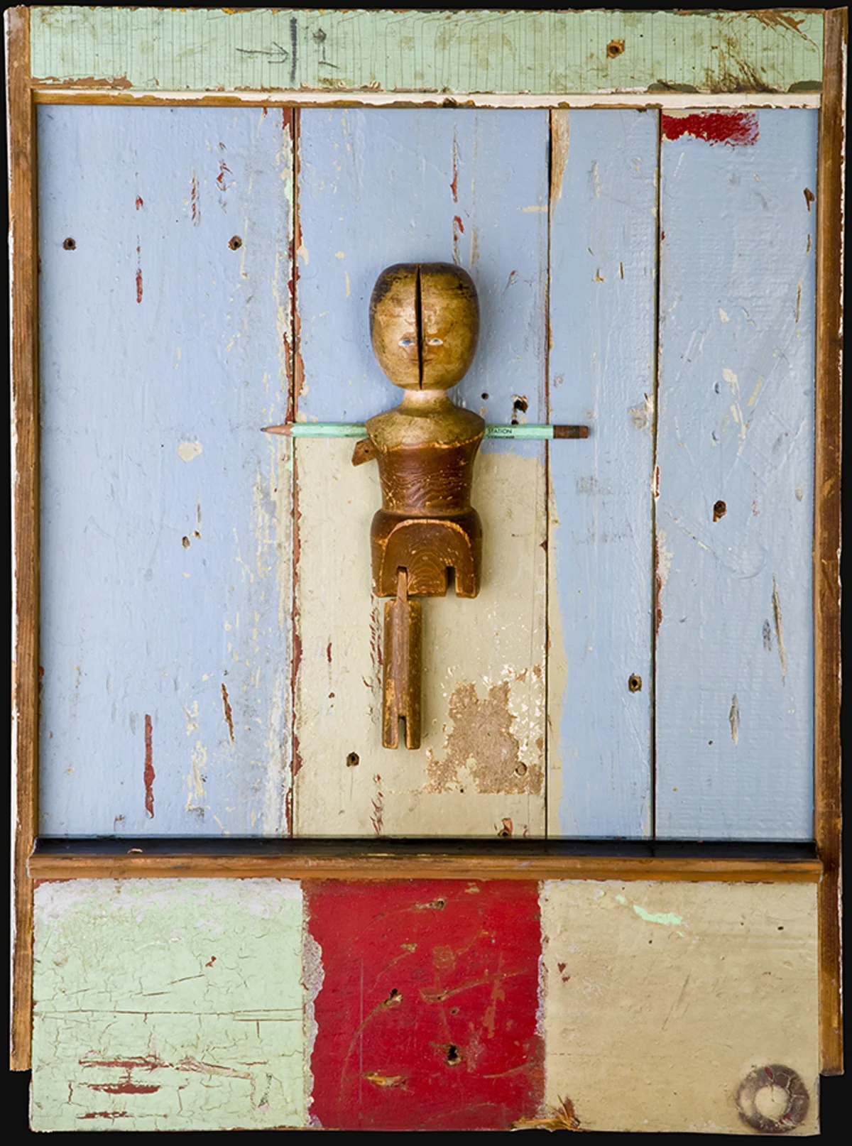 Crackhead Doll, 2009, 24 x 18 x 3 (Sold)