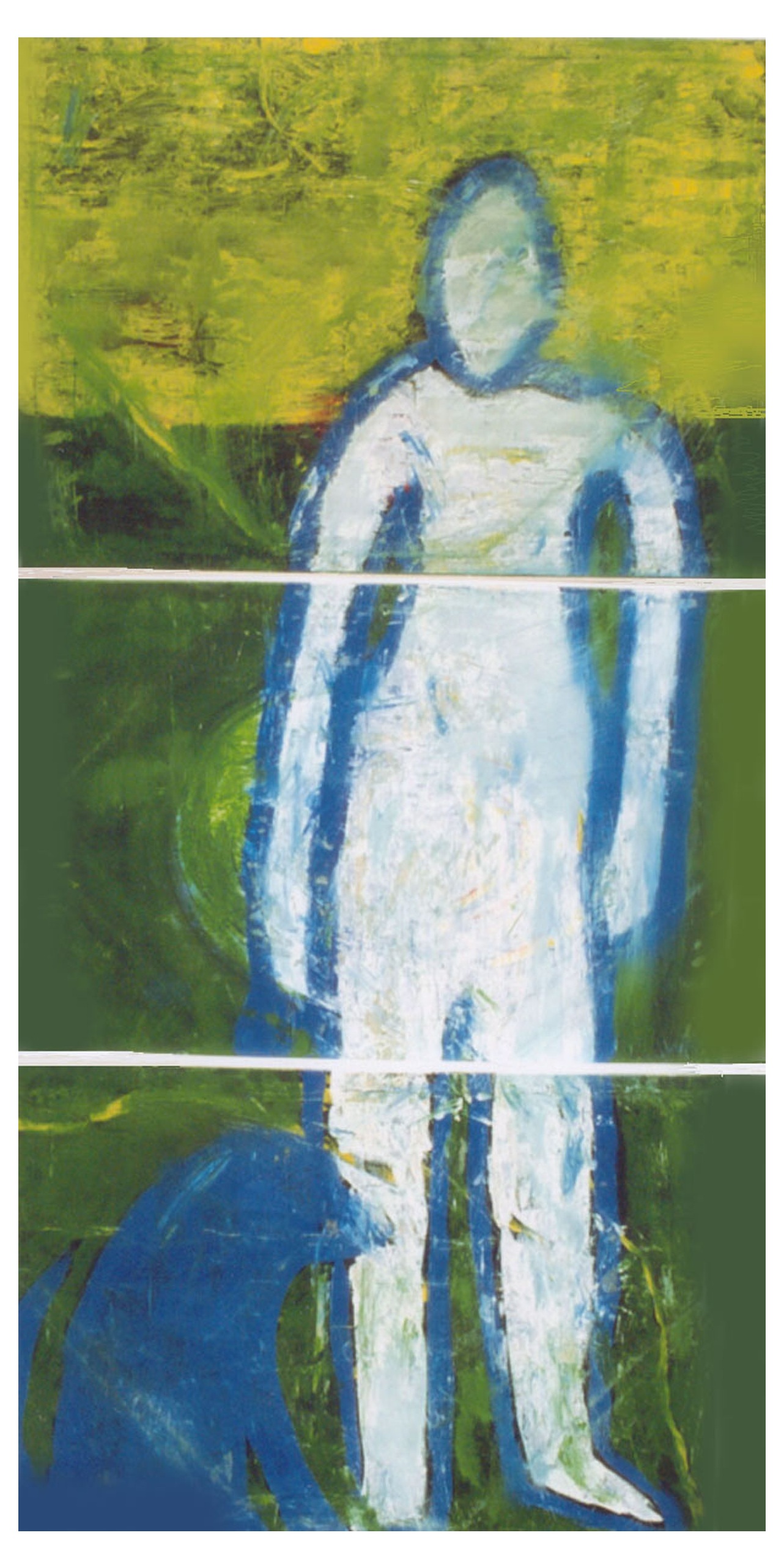 MAN WITH DOG