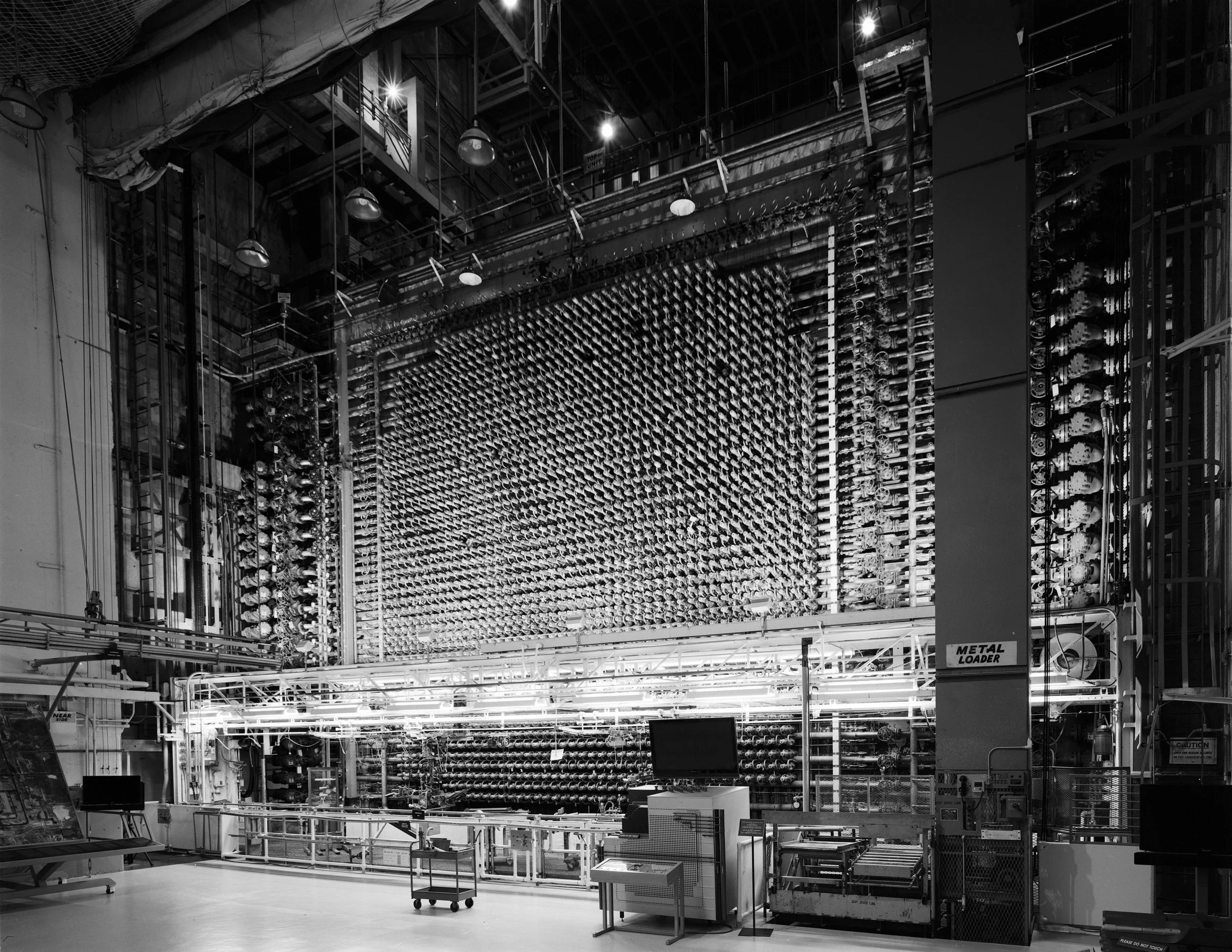 The final shot of the loading face of the reactor.