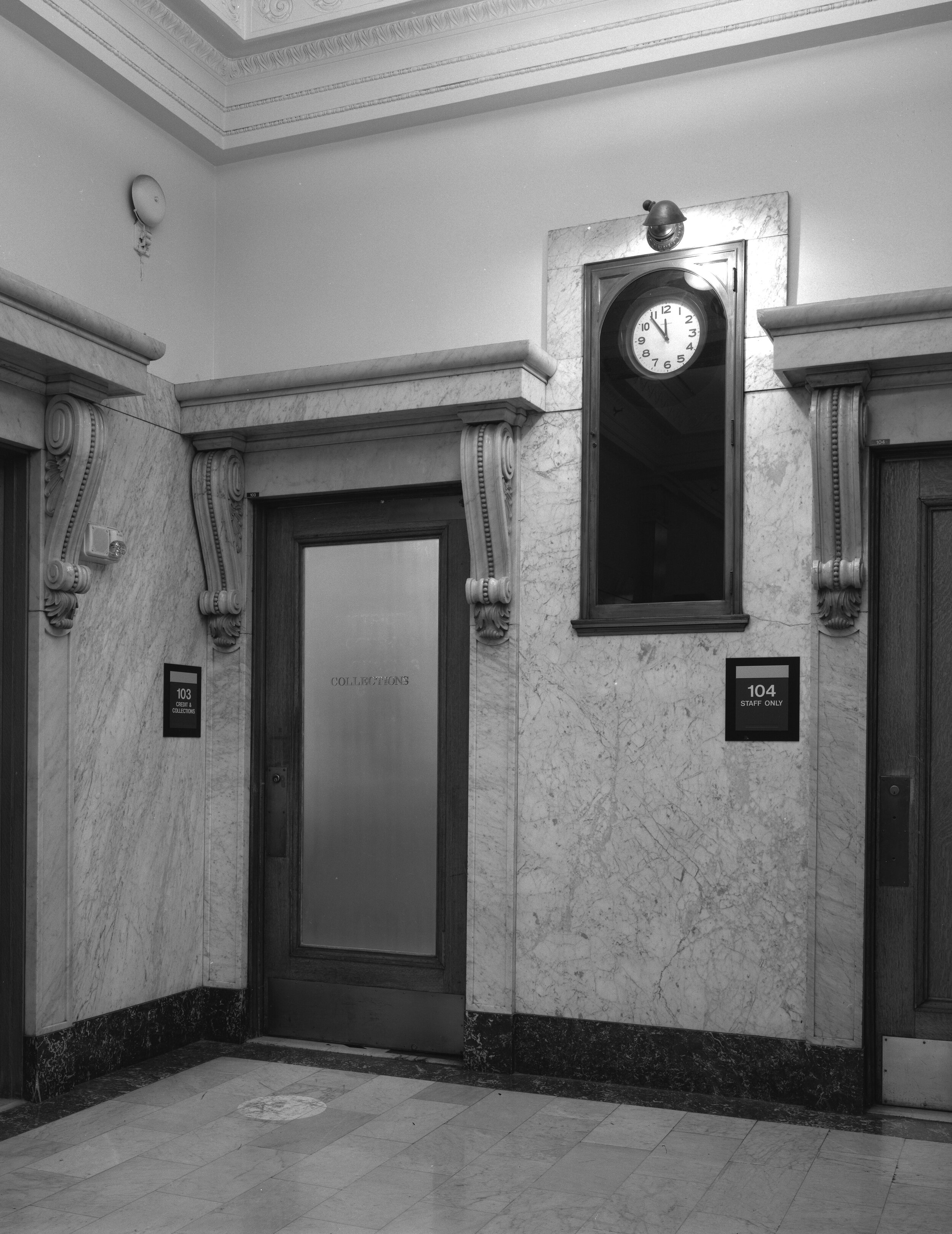 Collections and Clock, Multnomah County Courthouse (1911)