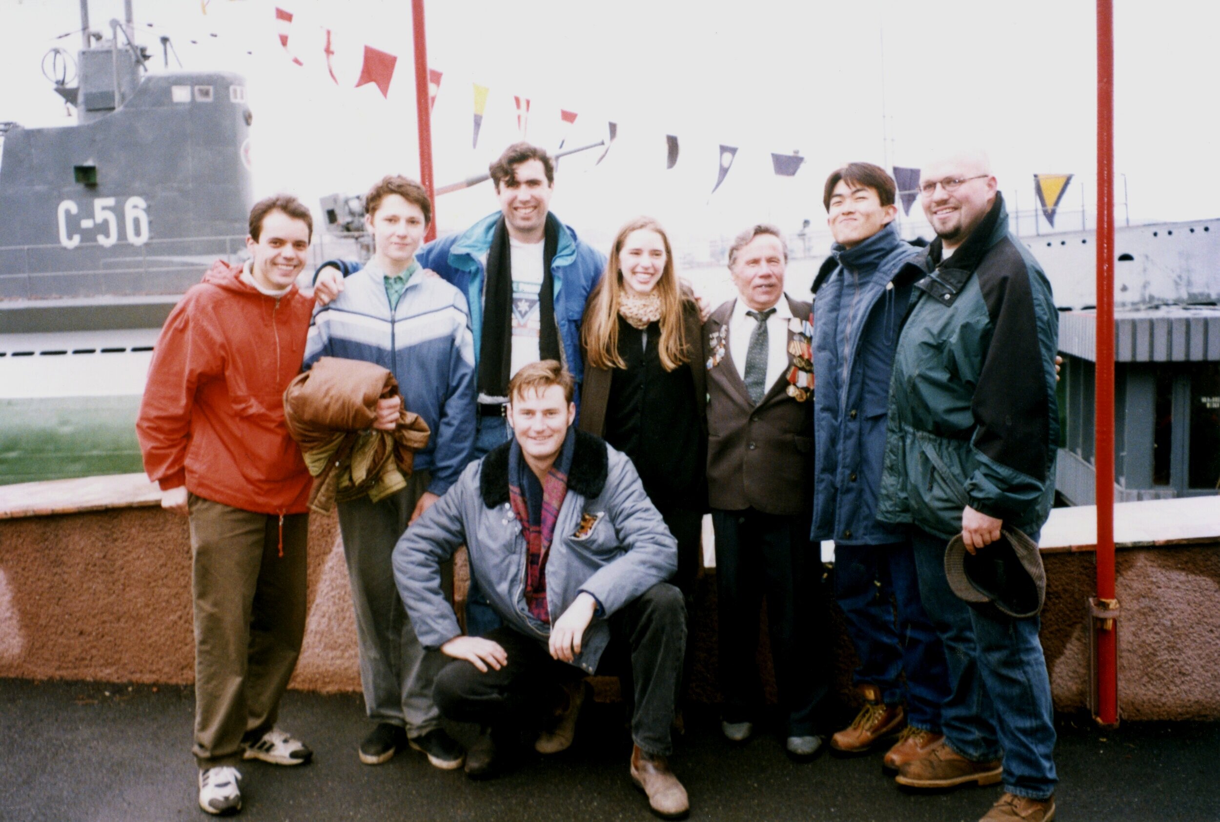 Foreign Students at Victory Day Celebrations (1996)