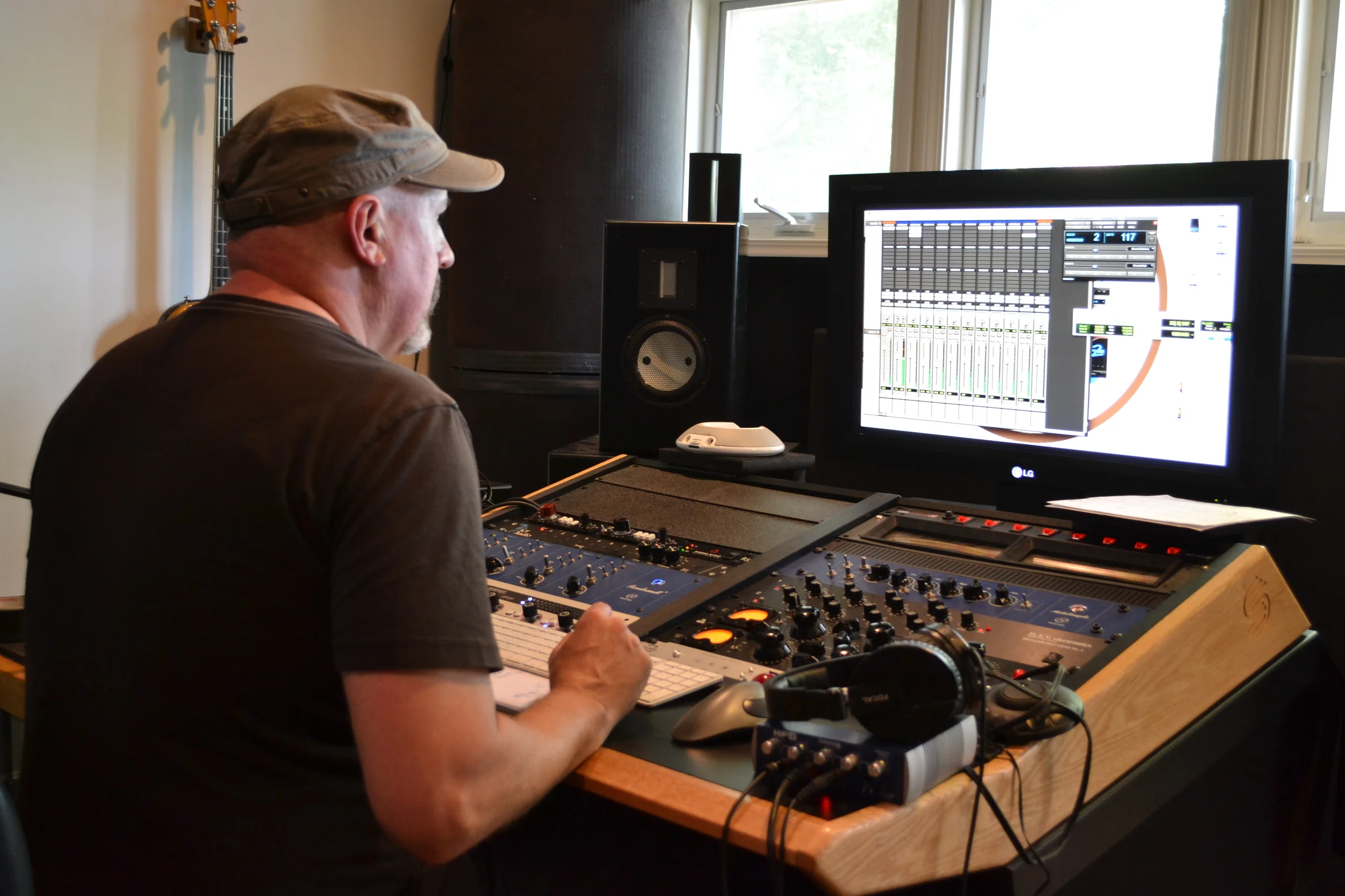  Michael Hynes at the sound board 