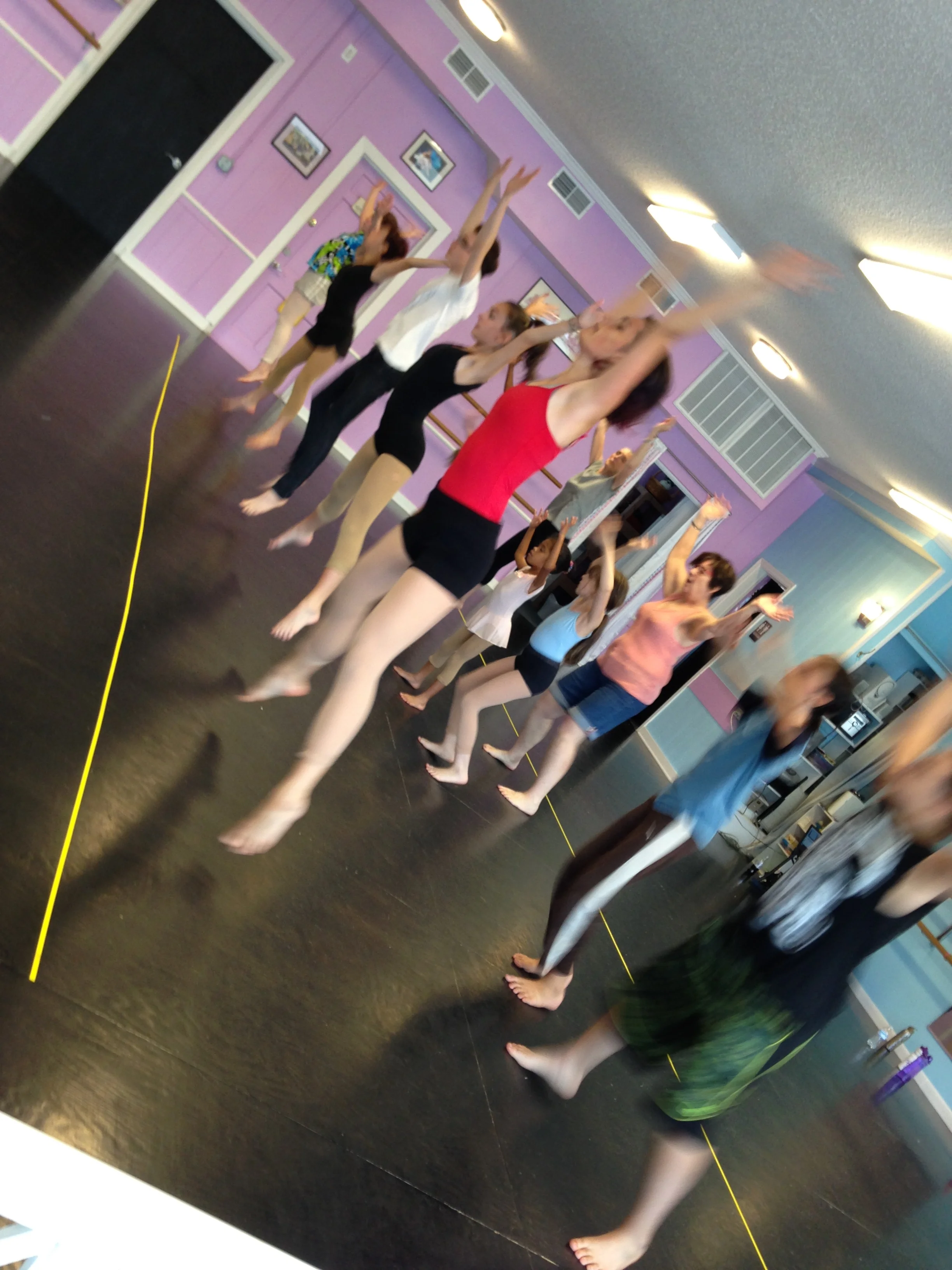 Rehearsing for Dancing Children