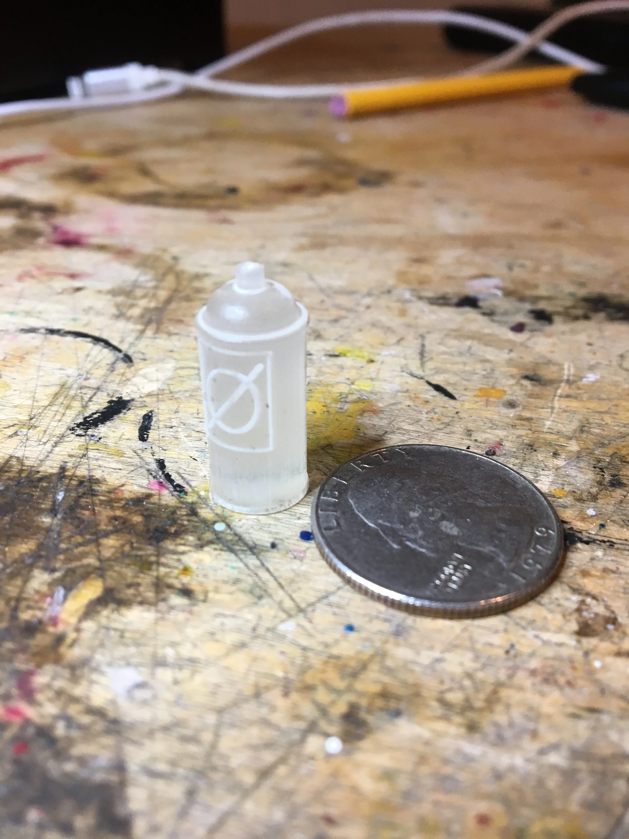 PLA Print, Spraycan Charm