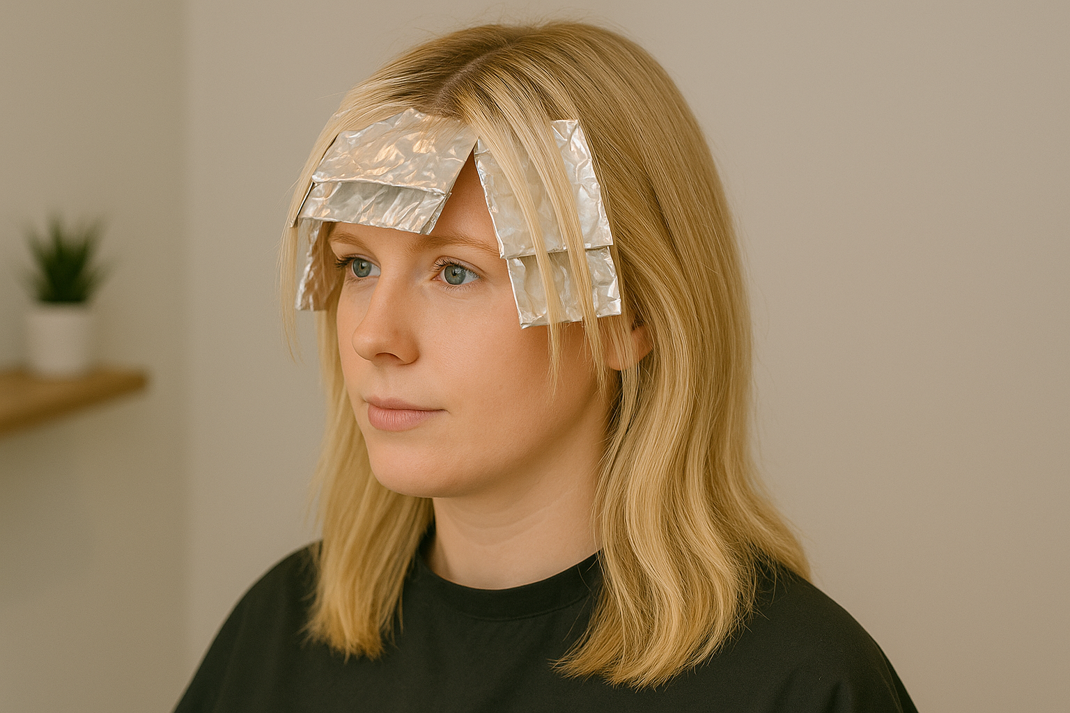 money piece, face framing color, highlights, face framing highlights