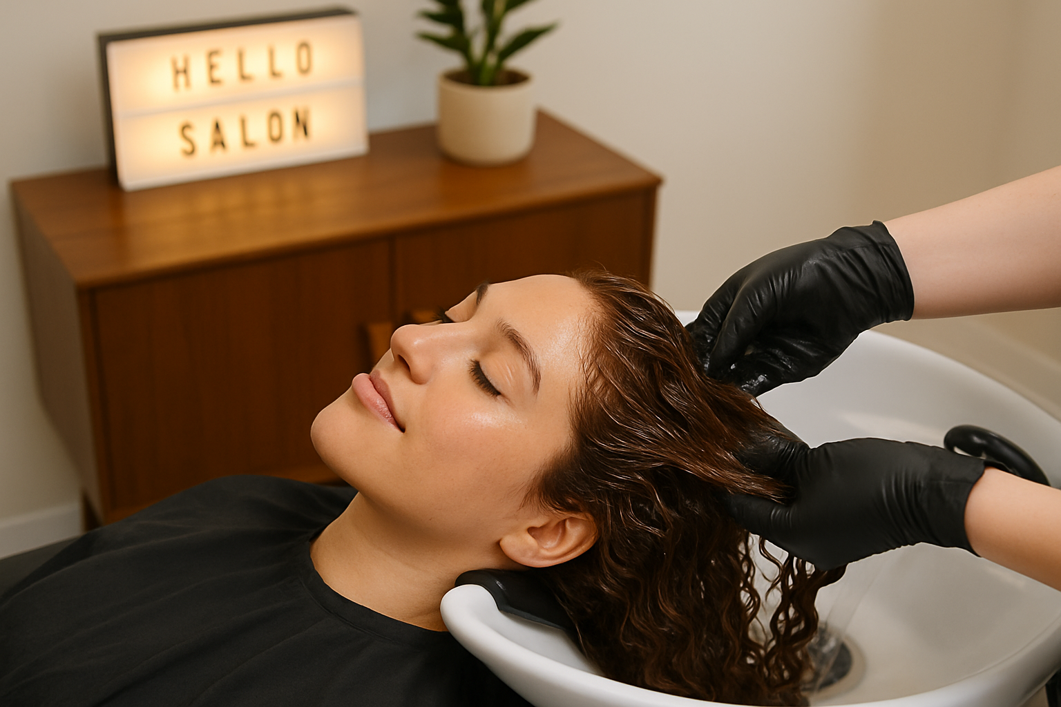 hair glossing treatment, hair treatment, shiny hair,